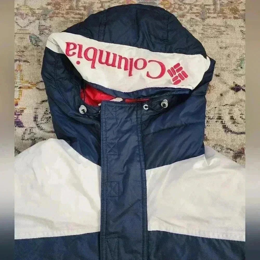Columbia COLUMBIA Lodge Navy Pullover Puffer Hooded Jacket Size US S / EU 44-46 / 1 - 4 Thumbnail
