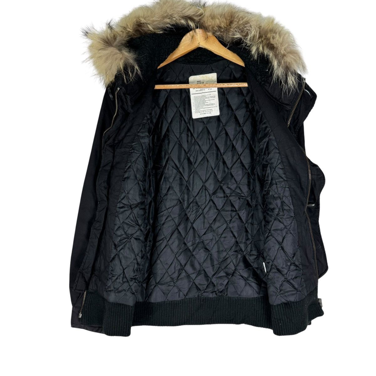 If Six Was Nine ☀️MOUSSY HOODIE FUR MILITARY JACKET Size US S / EU 44-46 / 1 - 10 Thumbnail