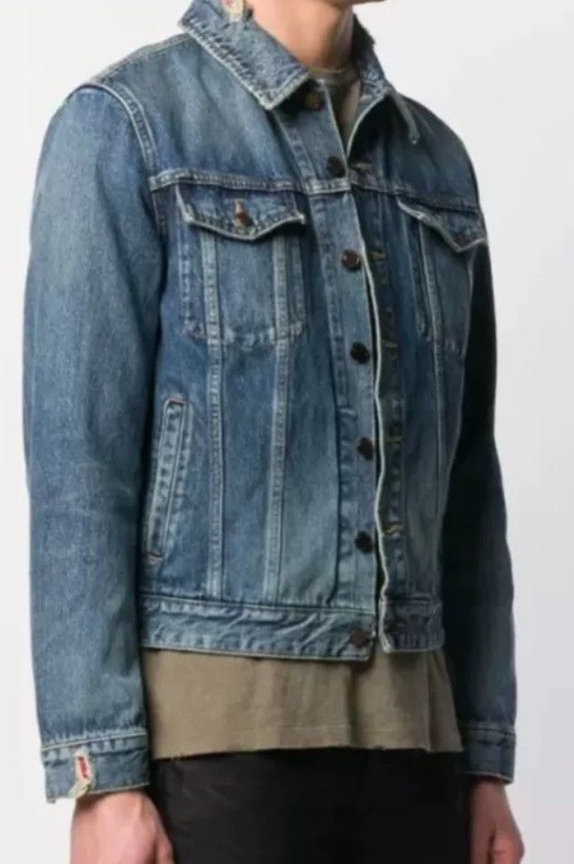 Saint Laurent Paris × Yves Saint Laurent Saint Laurent Cashew Flower Denim Jacket2412-Nextarrow Size US M / EU 48-50 / 2 - 8 Thumbnail