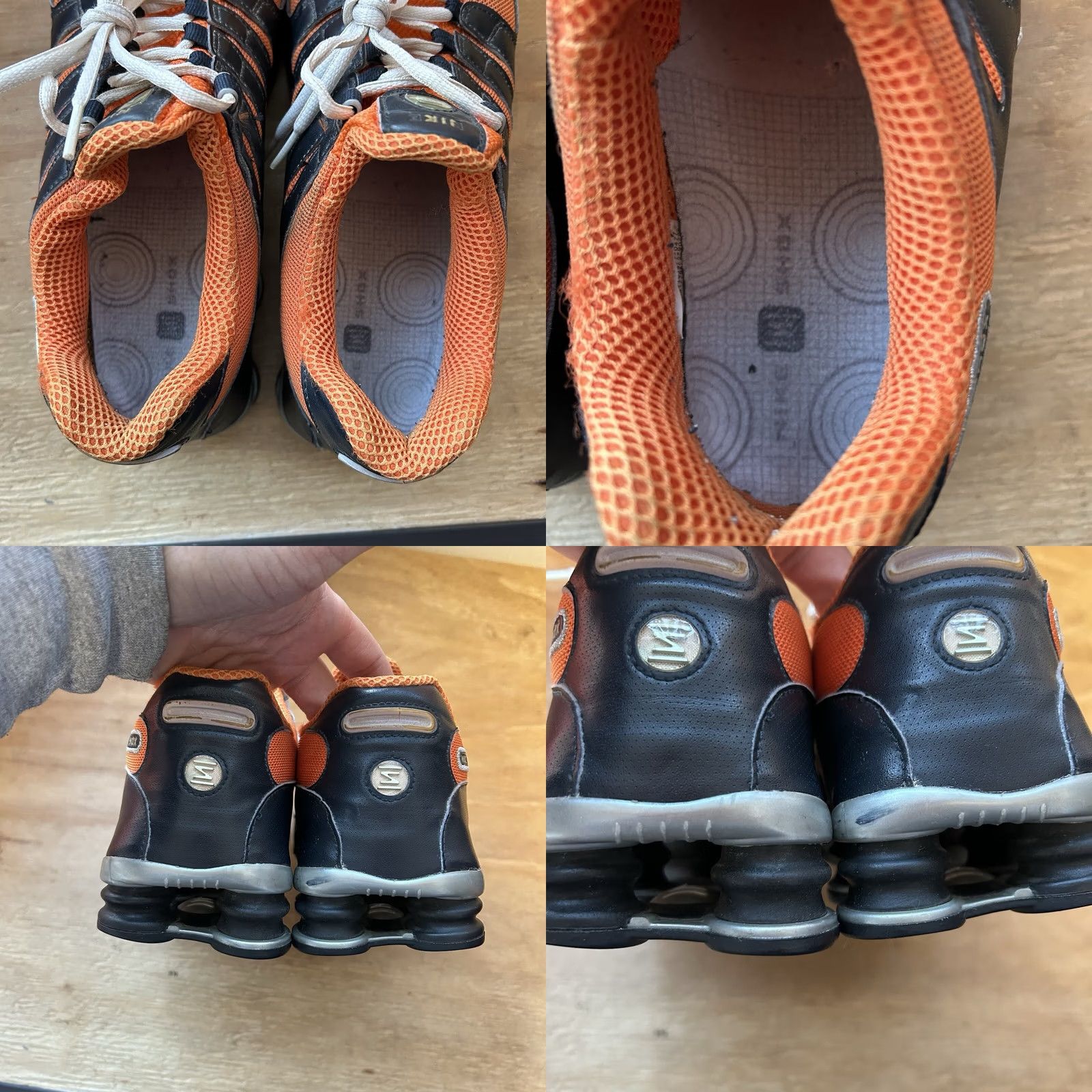 Nike VINTAGE Nike Shox NZ 313428-471 Sample 10.5 Syracuse 2007 Nike Shox Sneaker Mens Gray Size US 10 / EU 43 - 10 Thumbnail
