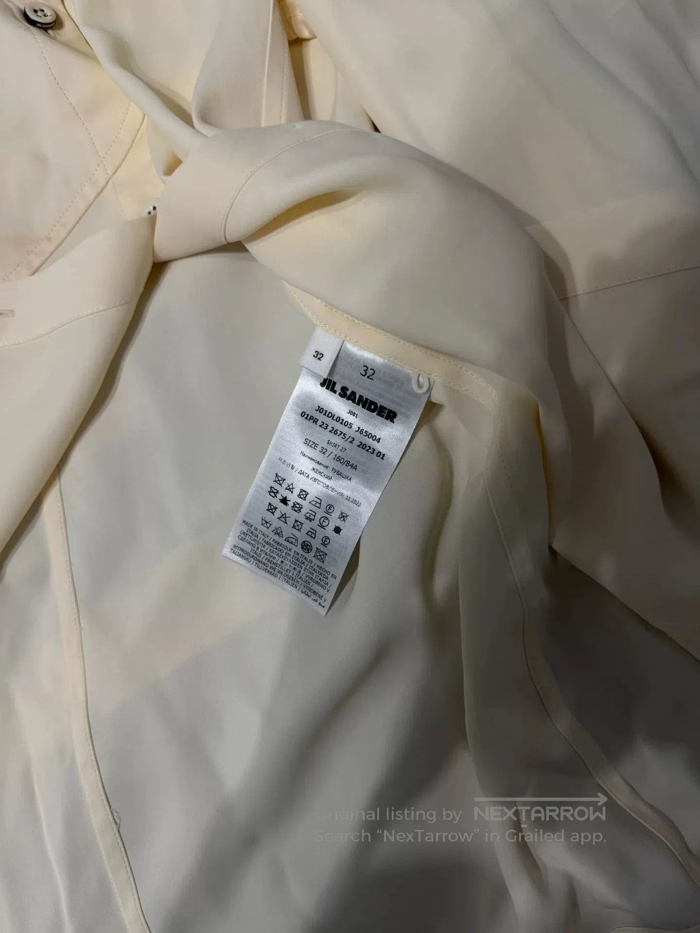 Jil Sander Elegant Jil Sander Sheer Blouse. Size S / US 4 / IT 40 - 5 Thumbnail