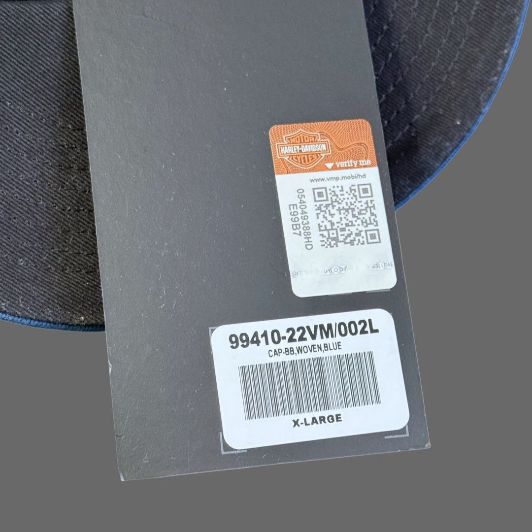 Harley Davidson Harley-Davidson Men's H-D Felt Block Fitted Baseball Cap Size ONE SIZE - 5 Thumbnail