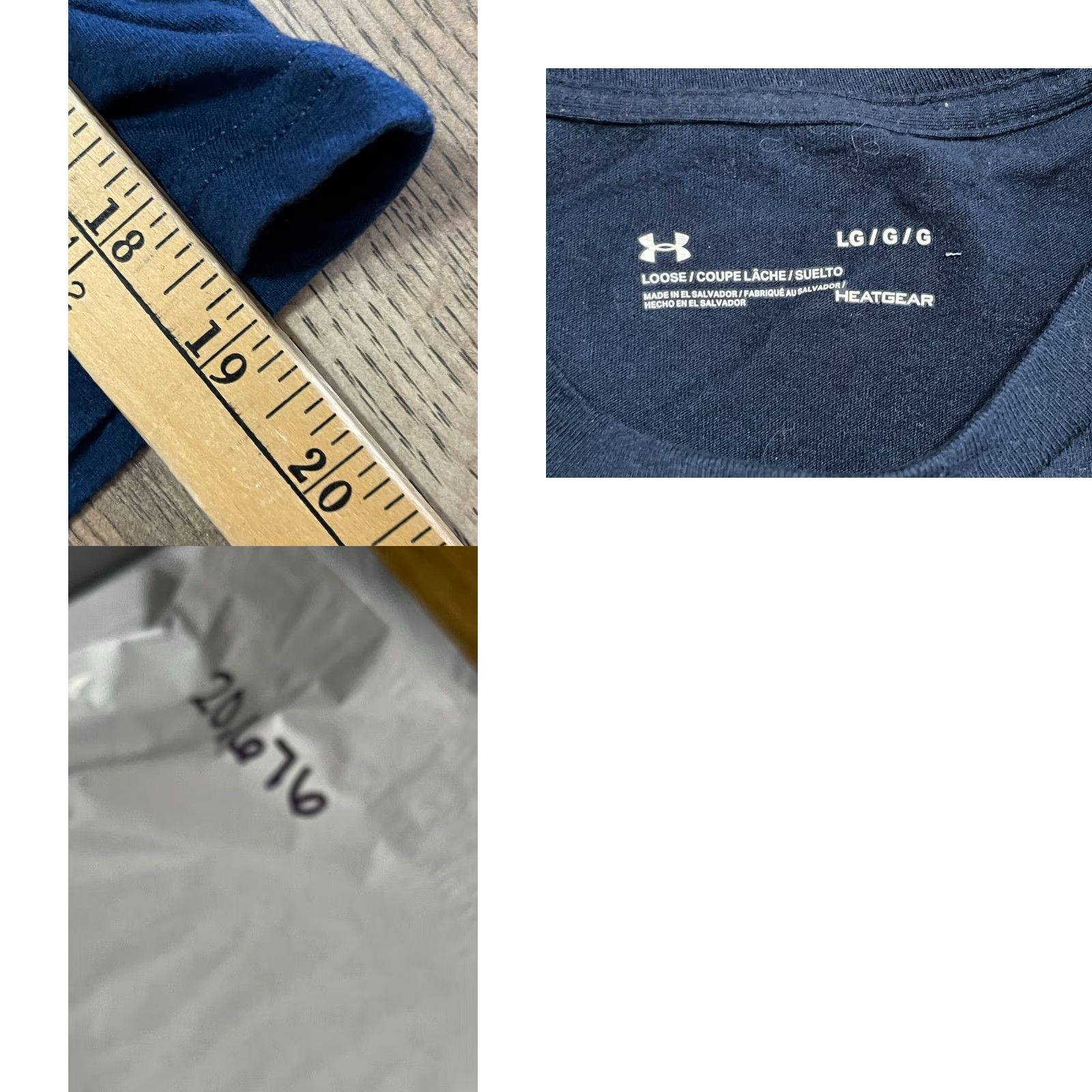 Under Armour Under armour Shirt Mens L Blue Stars Print HeatGear Shirt Size US L / EU 52-54 / 3 - 8 Thumbnail
