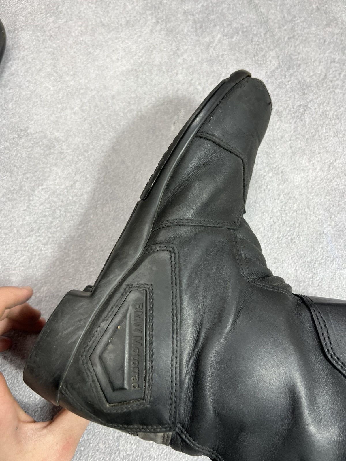 BMW VTG BMW LEATHER GUIDI KMRII STYLE BOOTS Size US 7 / EU 40 - 21 Thumbnail