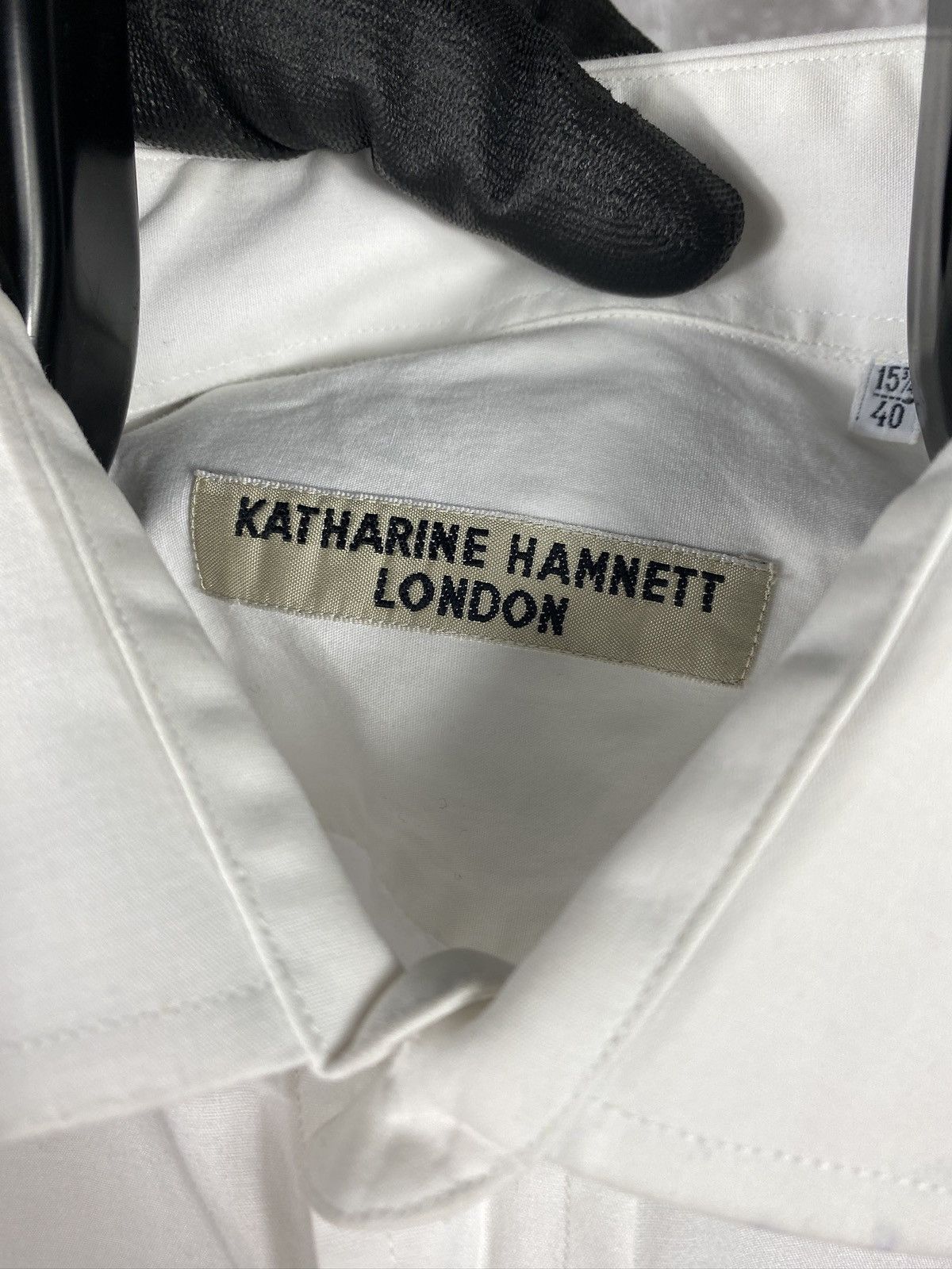 Katharine Hamnett London Katherine Hamnett London white shirt premium luxury highend Size US L / EU 52-54 / 3 - 4 Thumbnail