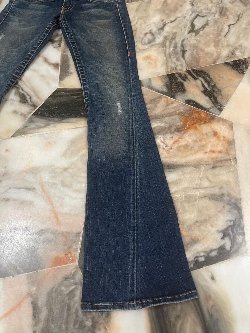 Tornado Mart Vintage True Religion Flare Denim Jeans Size 28" / US 6 / IT 42 - 4 Thumbnail