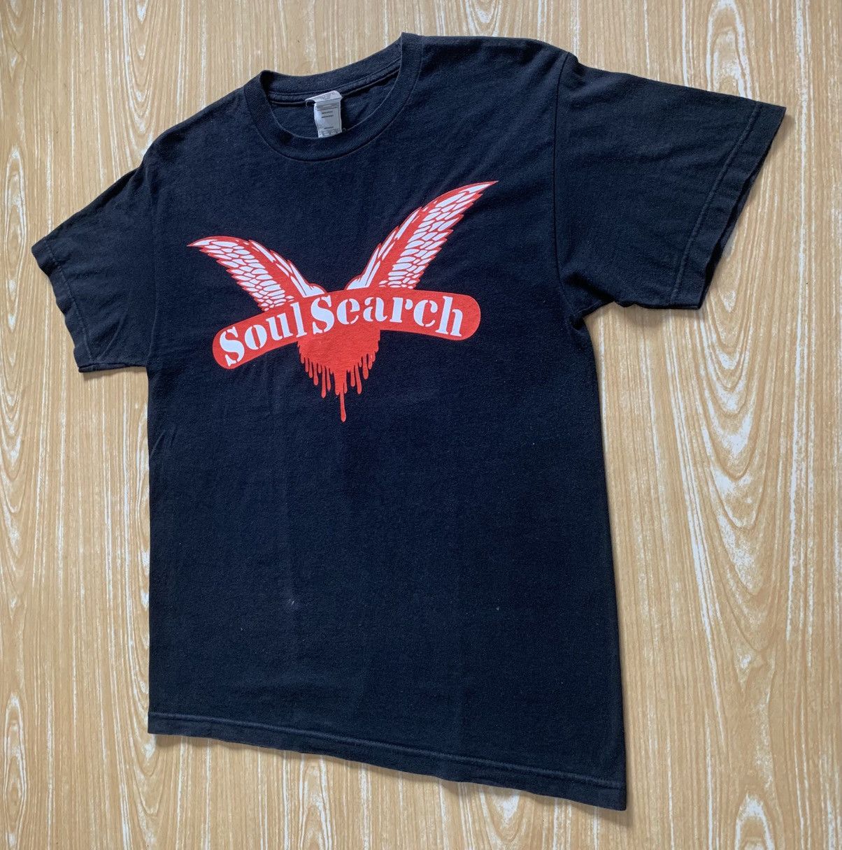 Band Tees Soul Search HardCore Band Running Riot Tour 2012 Size US M / EU 48-50 / 2 - 4 Thumbnail