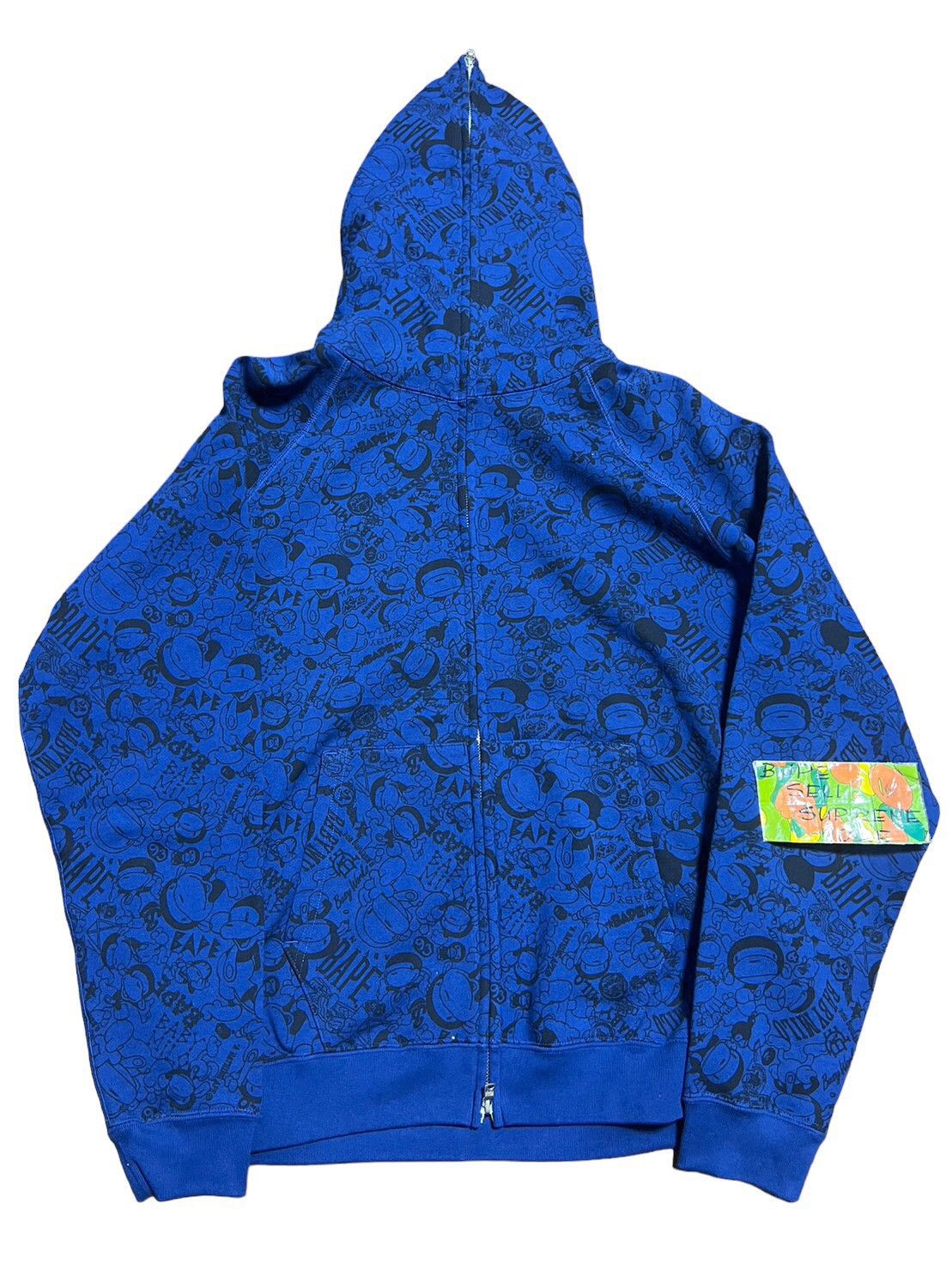 Bape Baby Milo Full Zip Hoodie Size US L / EU 52-54 / 3 - 1 Thumbnail
