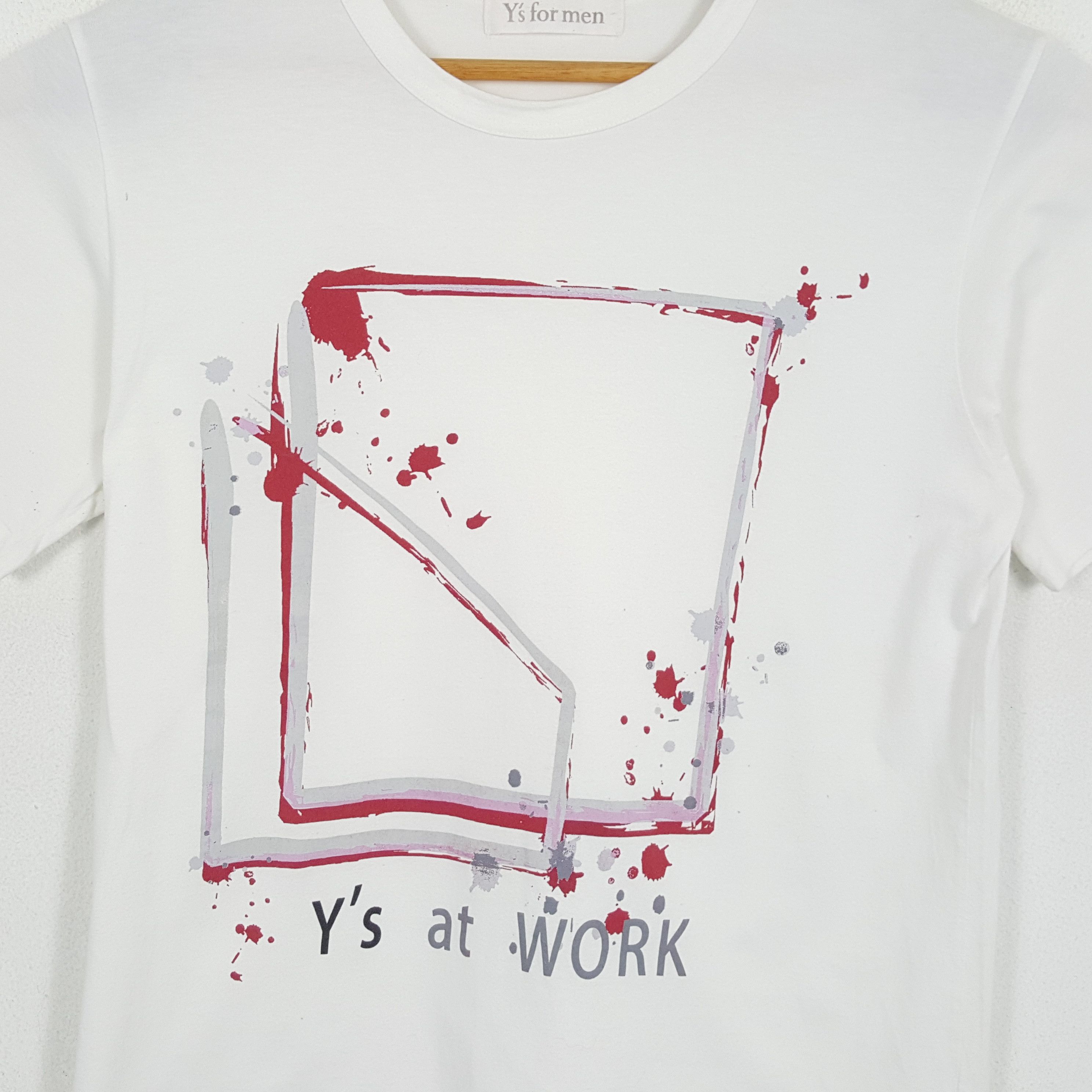 Vintage Y's For Men Yohji Yamamoto Japanese Designer T-Shirt