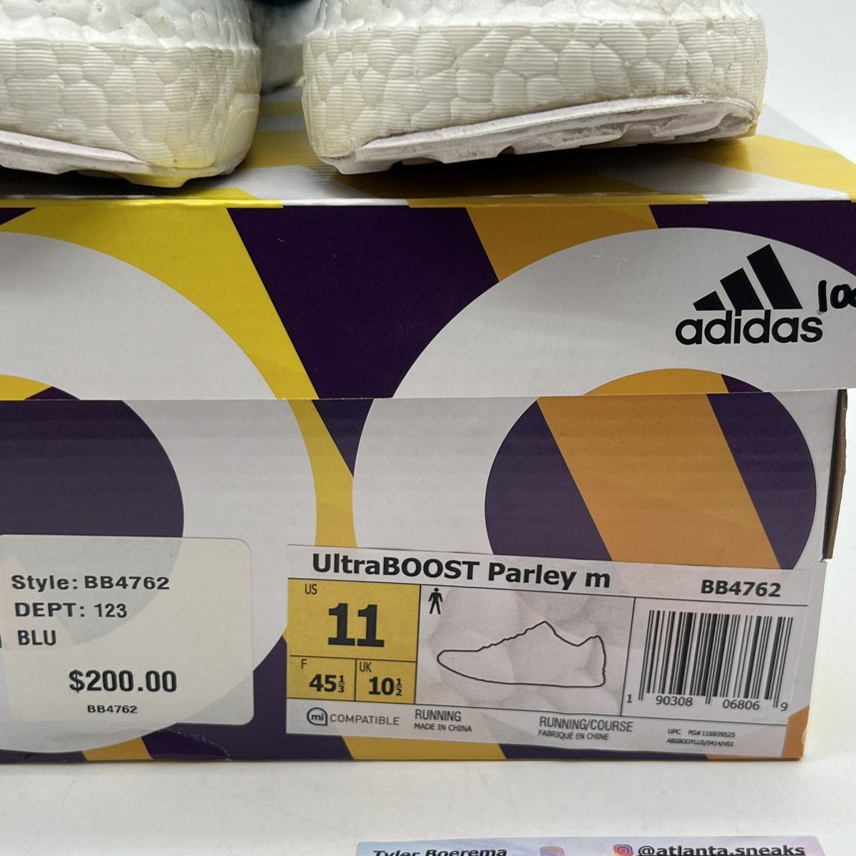 Adidas Parley x ultraboost 3.0 limited night navy Size US 11 / EU 44 - 6 Thumbnail
