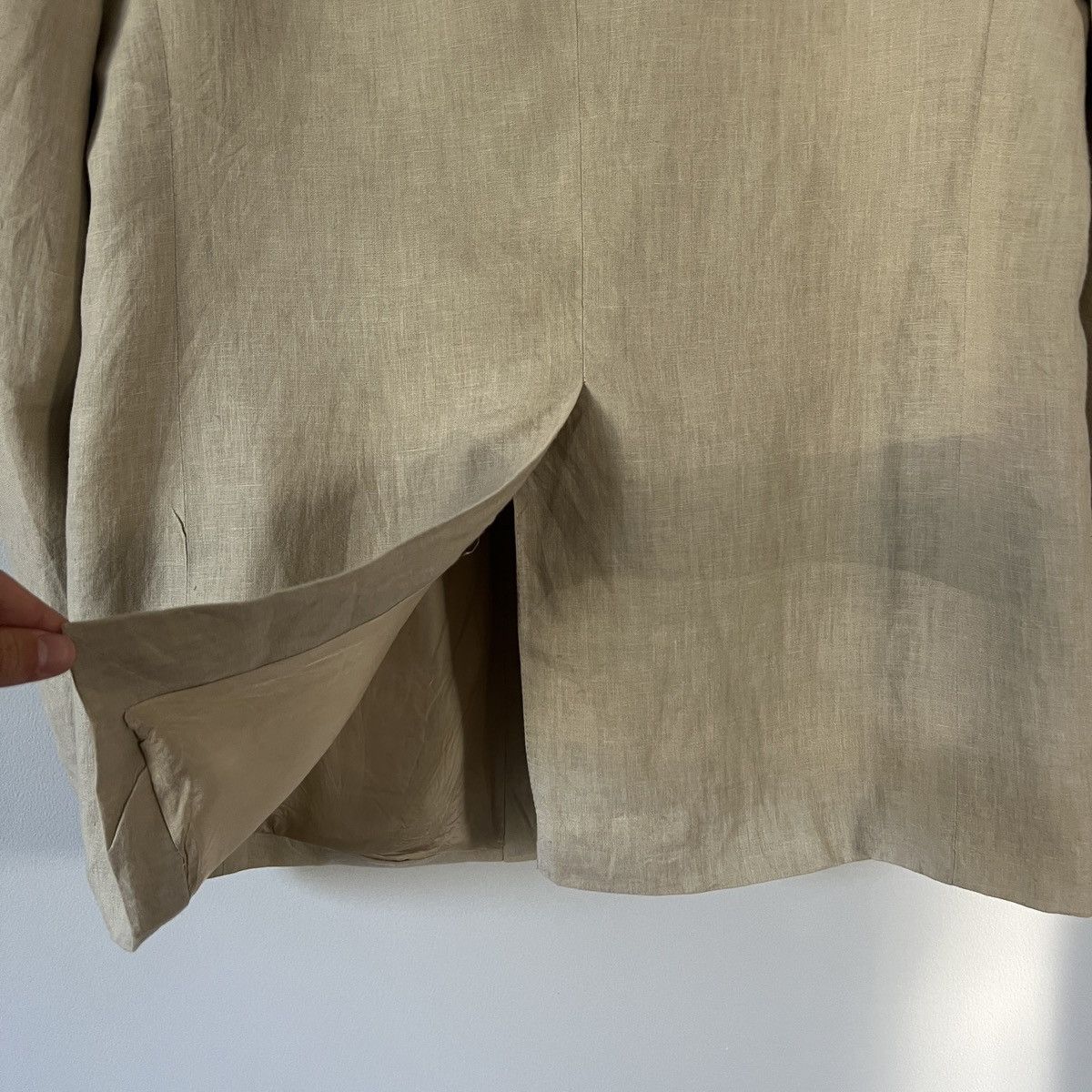 Alexander McQueen Vintage Alexandr Mcqueen Linen Blazer Size 46R - 7 Thumbnail