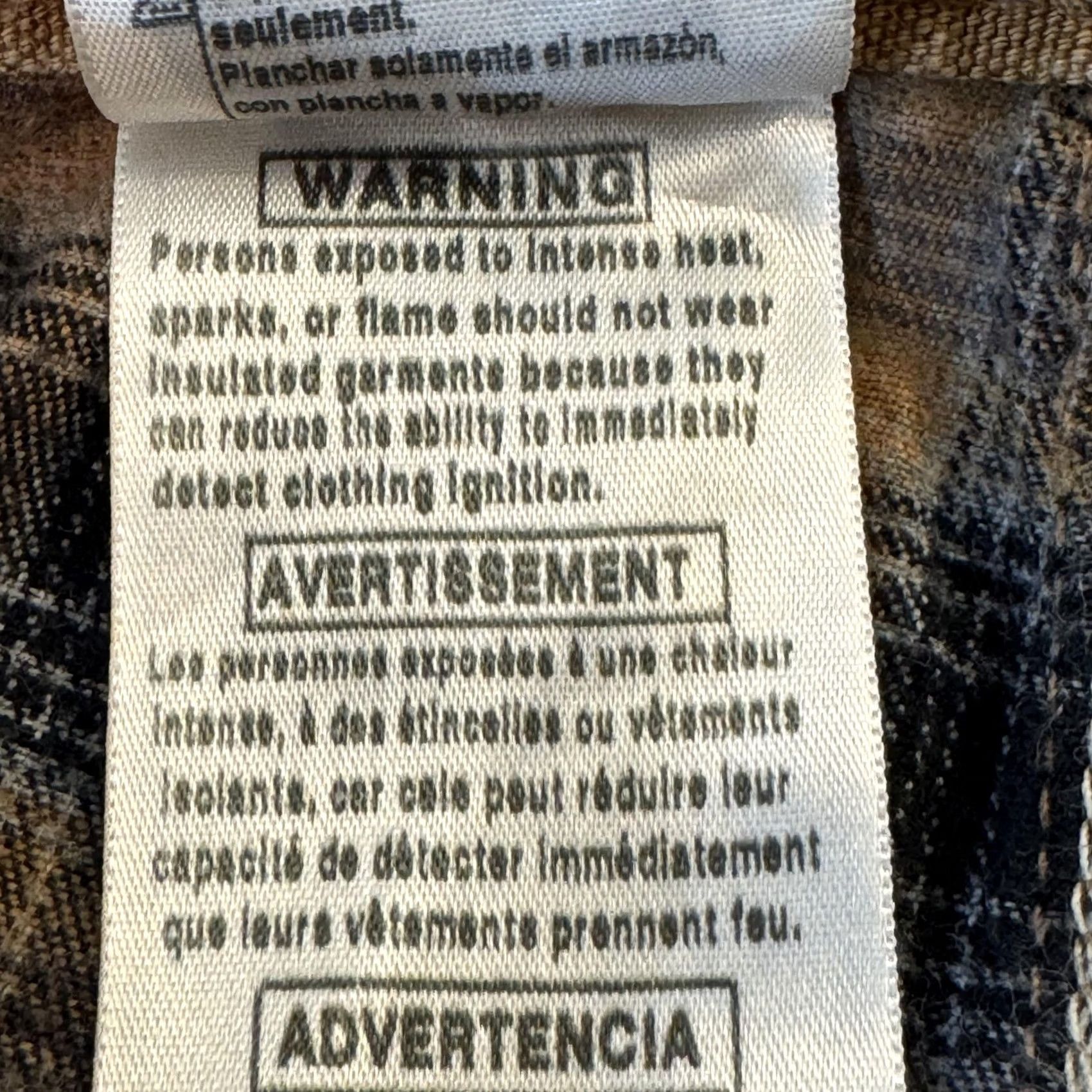 Carhartt Carhartt Pants Mens 44x32 Brown Flannel Lined Duck Dungaree Carpenter Work B111 Brown Mens 44x32 Carpenter Flannel Lined Workwear Pants Size US 44 / EU 60 - 7 Thumbnail