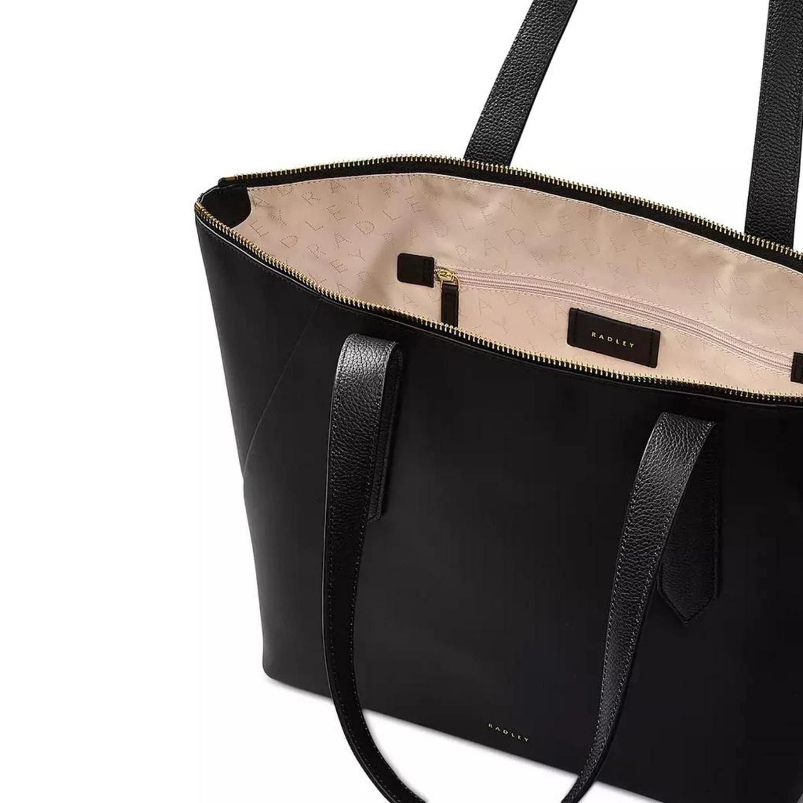 Other Radley London Bruton Street Large Zip-Top Leather Tote Size ONE SIZE - 6 Thumbnail