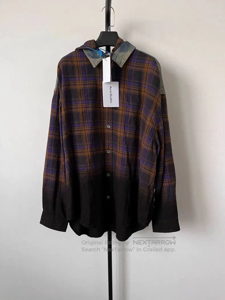 Acne Studios Acne Studios Denim Plaid Layered Jacket. Size US M / EU 48-50 / 2 - 1 Thumbnail