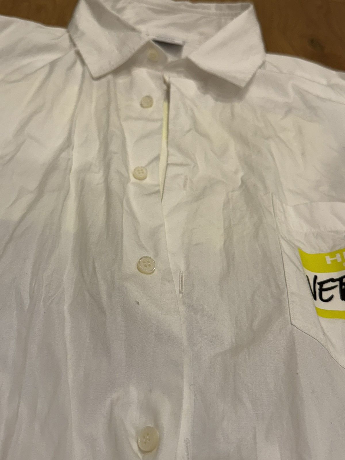 Vetements Hello my name is vetements shirt Size US L / EU 52-54 / 3 - 7 Thumbnail