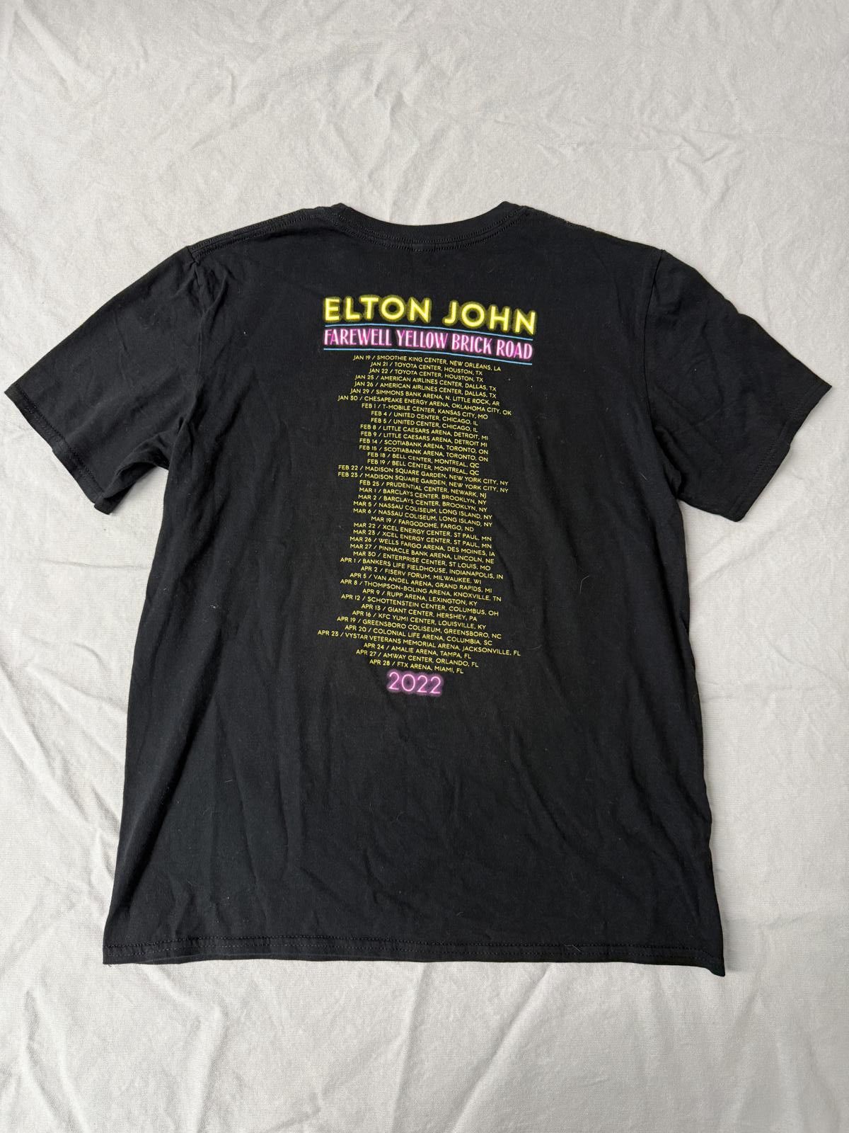 Designer Elton John Tour T-shirt Farewell Tour 2022 Tee - M Size US M / EU 48-50 / 2 - 4 Thumbnail