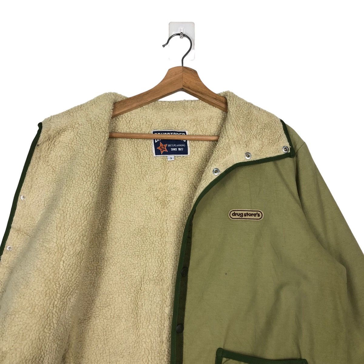 Hysteric Glamour 🔥90’s Cartoon Vintage Drug Store’s Wool Jacket Big Logo Size US M / EU 48-50 / 2 - 9 Thumbnail