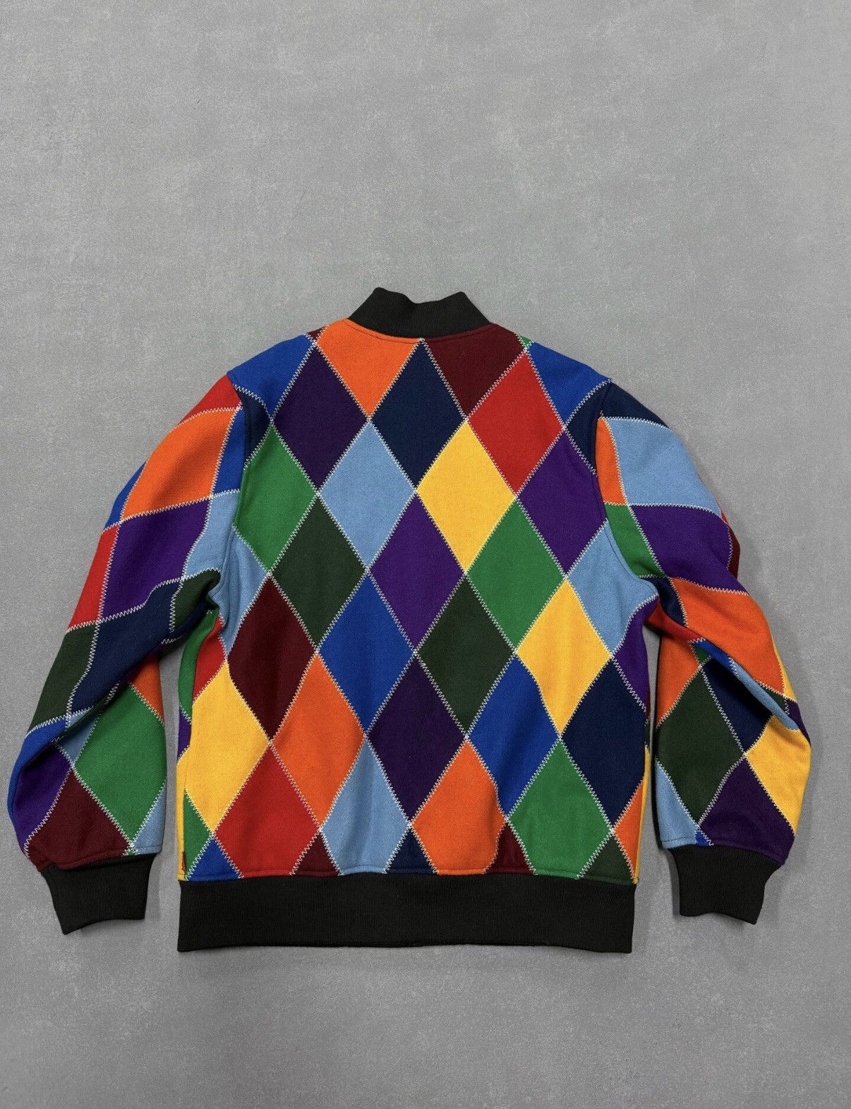 Supreme Supreme Harlequin Wool Varsity Jacket Size US L / EU 52-54 / 3 - 2 Thumbnail