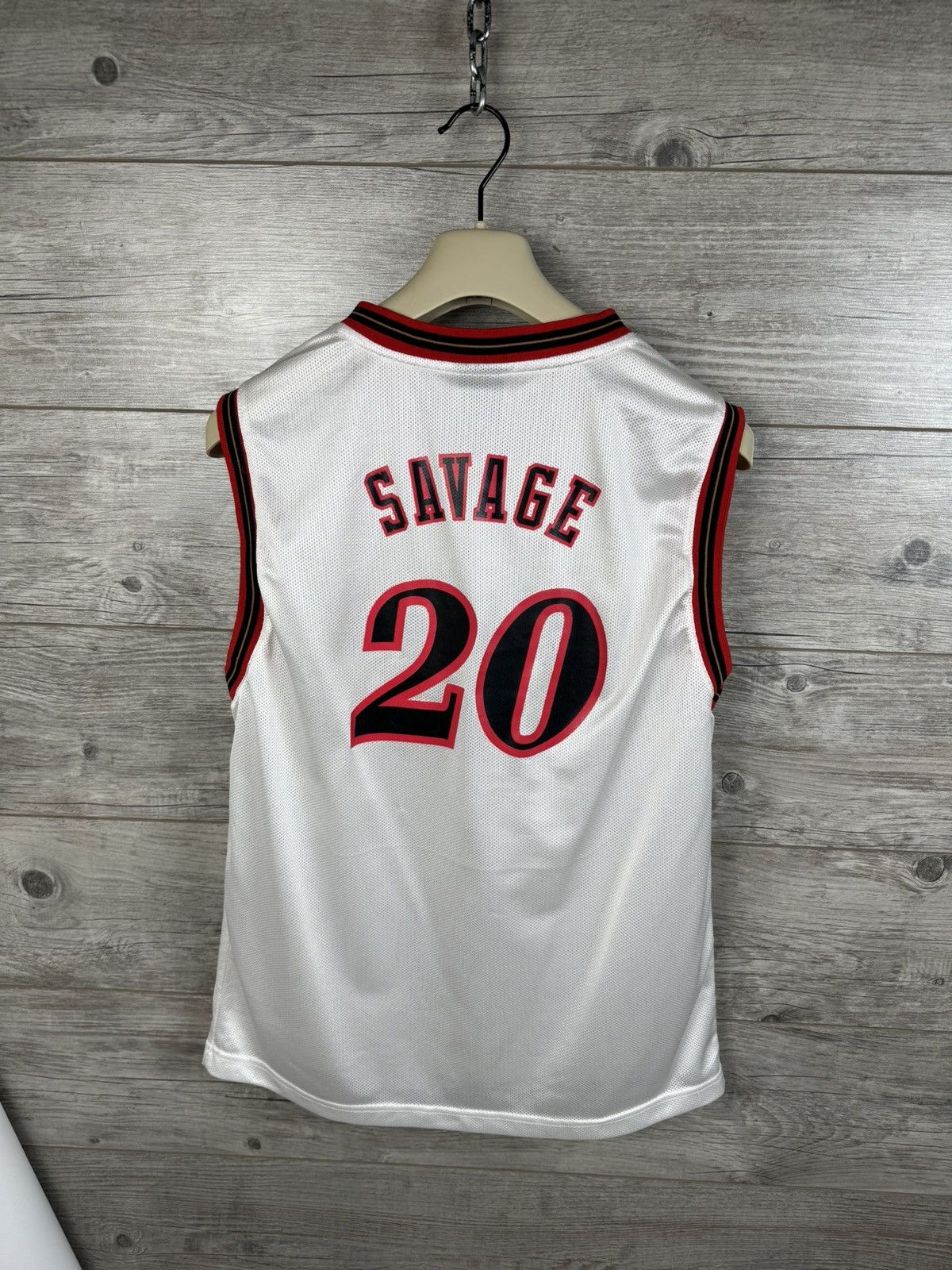 NBA ADIDAS NBA 90s Philadelphia Jersey 🇯🇪 Basketball Savage 20 Size US M / EU 48-50 / 2 - 11 Thumbnail
