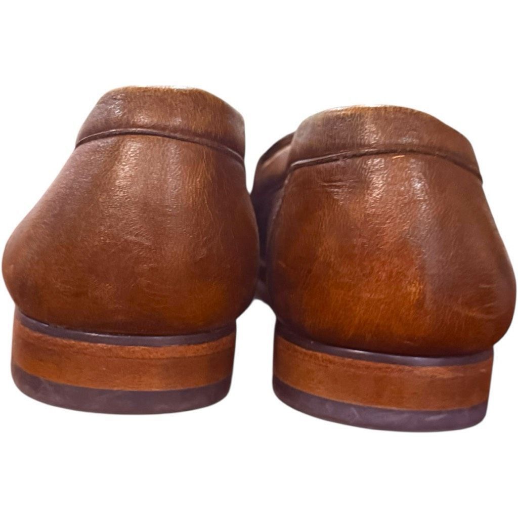 Alan Payne ALAN PAYNE Genuine Exotic Deerskin Shoes Penny Loafers Brown Vero Cuoio Leather Italy Dress Slip On Shoes Size Men’s 9.5 Size US 9.5 / EU 42-43 - 6 Thumbnail