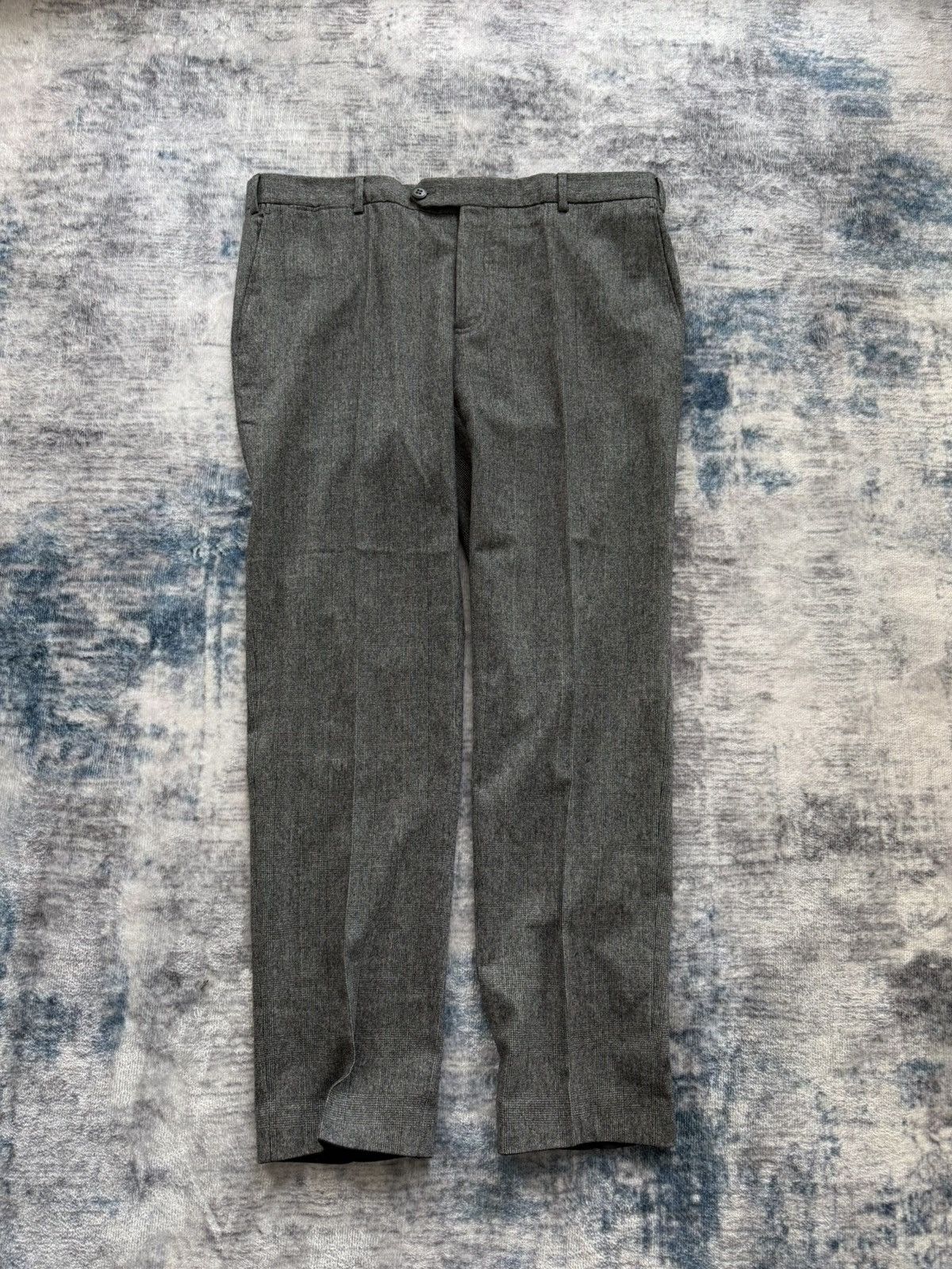 Canali CANALI Brown Wool Stretch Pants Size US 38 / EU 54 - 1 Thumbnail