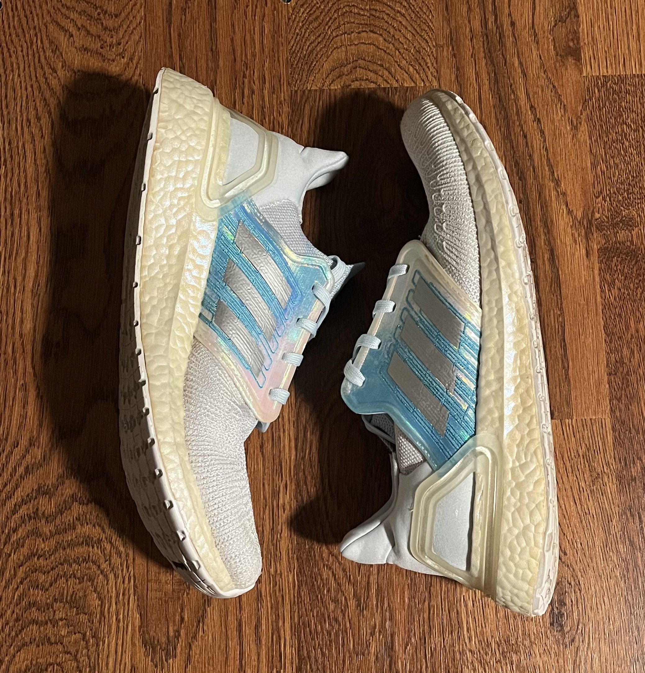 Adidas Adidas Ultraboost 20 Running Shoes Dash Grey Blue Violet Size US 10.5 / IT 40.5 - 2 Thumbnail