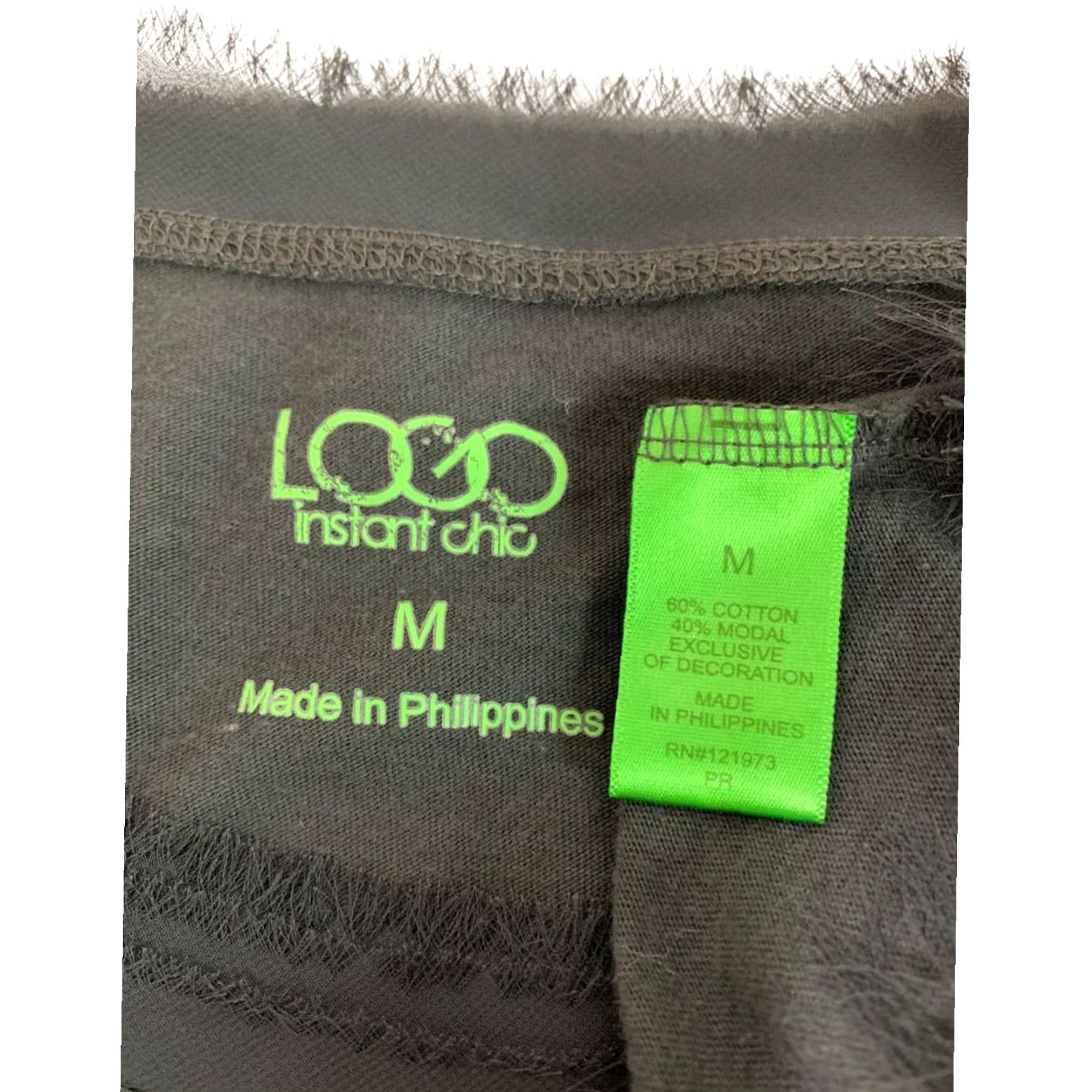 Logo 7 LOGO Lori Goldstein Gray Knit Shirt Long Sleeve T-Shirt Womens M Medium Spin Size M / US 6-8 / IT 42-44 - 8 Thumbnail