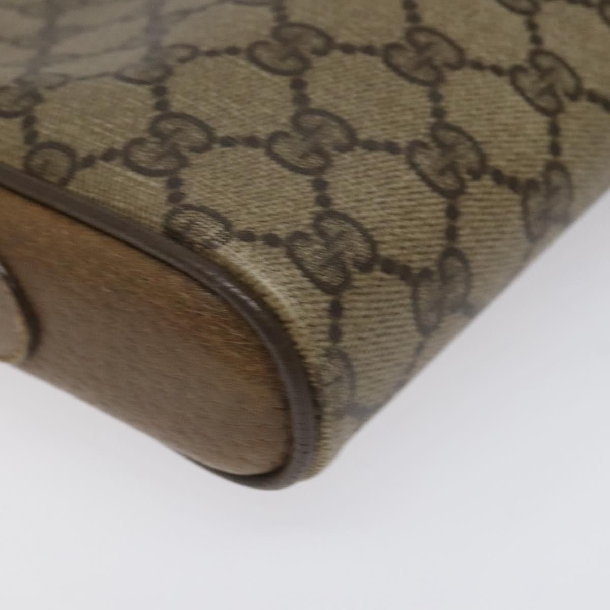 Gucci GUCCI GG Supreme Web Sherry Line Shoulder Bag Pvc Beige 116 Size ONE SIZE - 13 Thumbnail