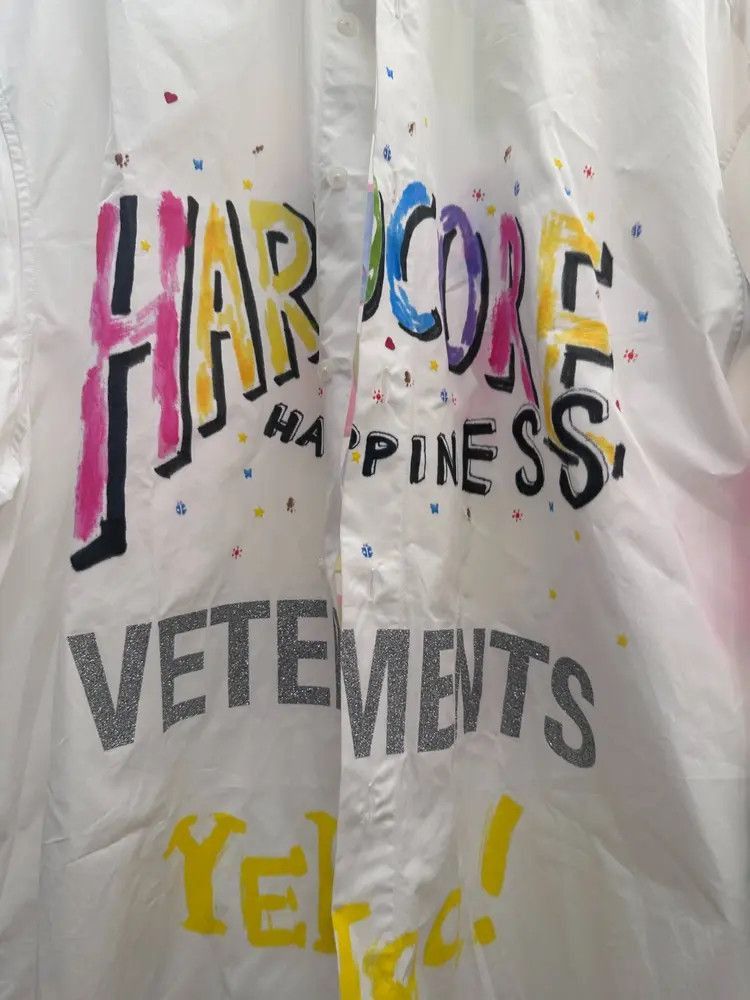 Vetements Vetements Vetements Logo Hand Drawing Shirt-2506 Size US M / EU 48-50 / 2 - 3 Thumbnail