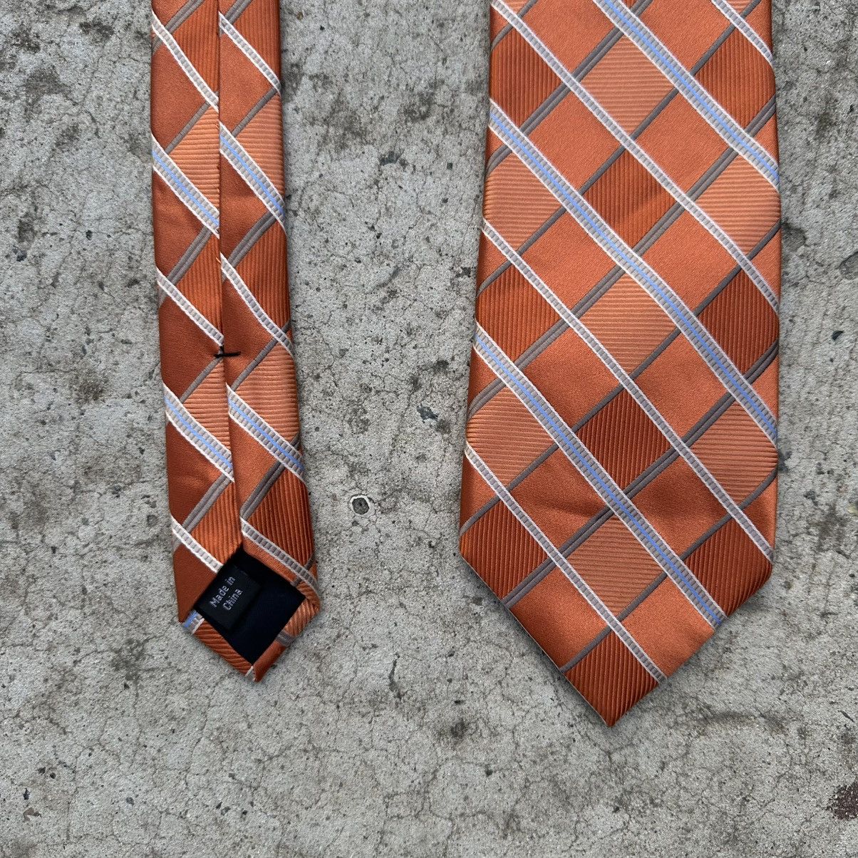 Michael Kors Luxury Michael Kors Tie Silk Old Money Orange Size ONE SIZE - 4 Thumbnail