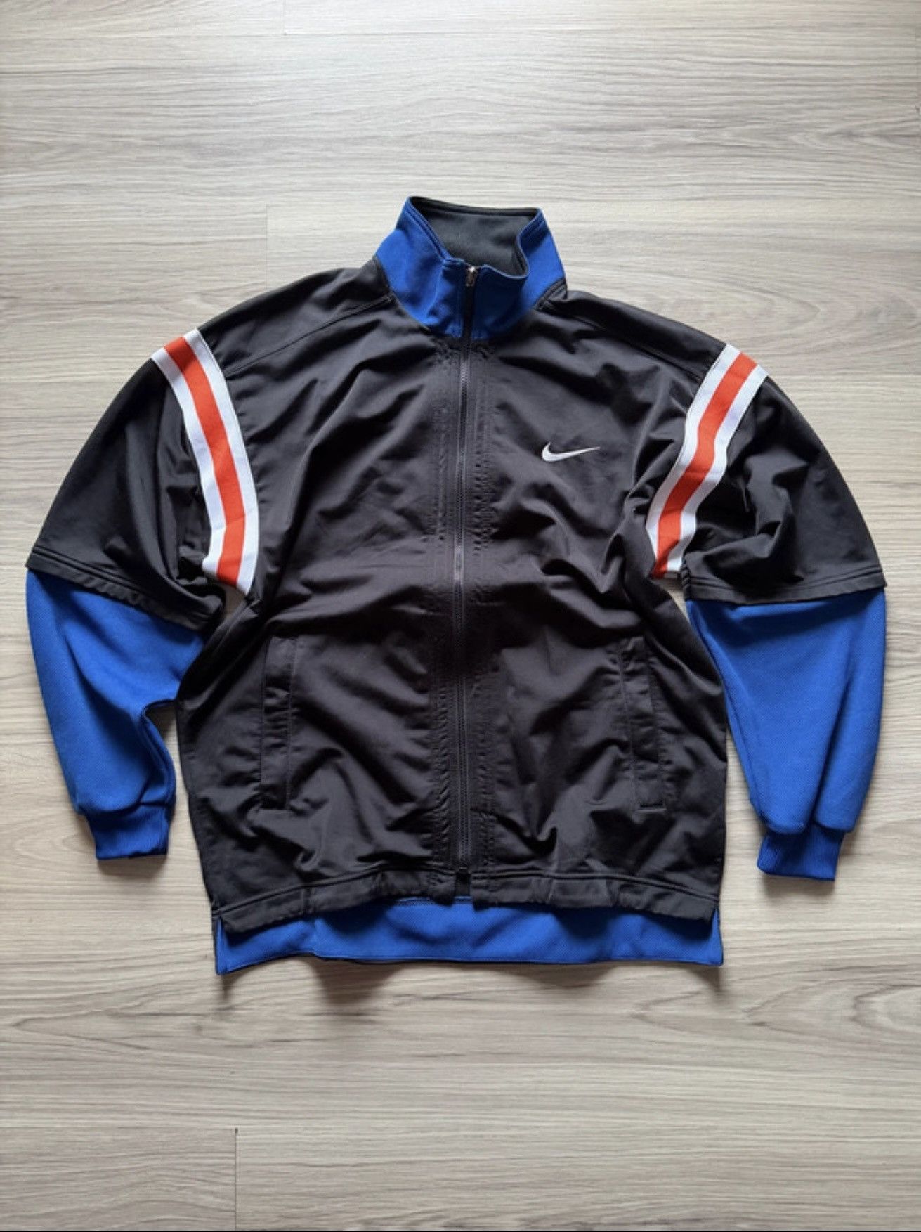 Nike Nike Vintage Zip Y2K big logo Size US M / EU 48-50 / 2 - 2 Thumbnail