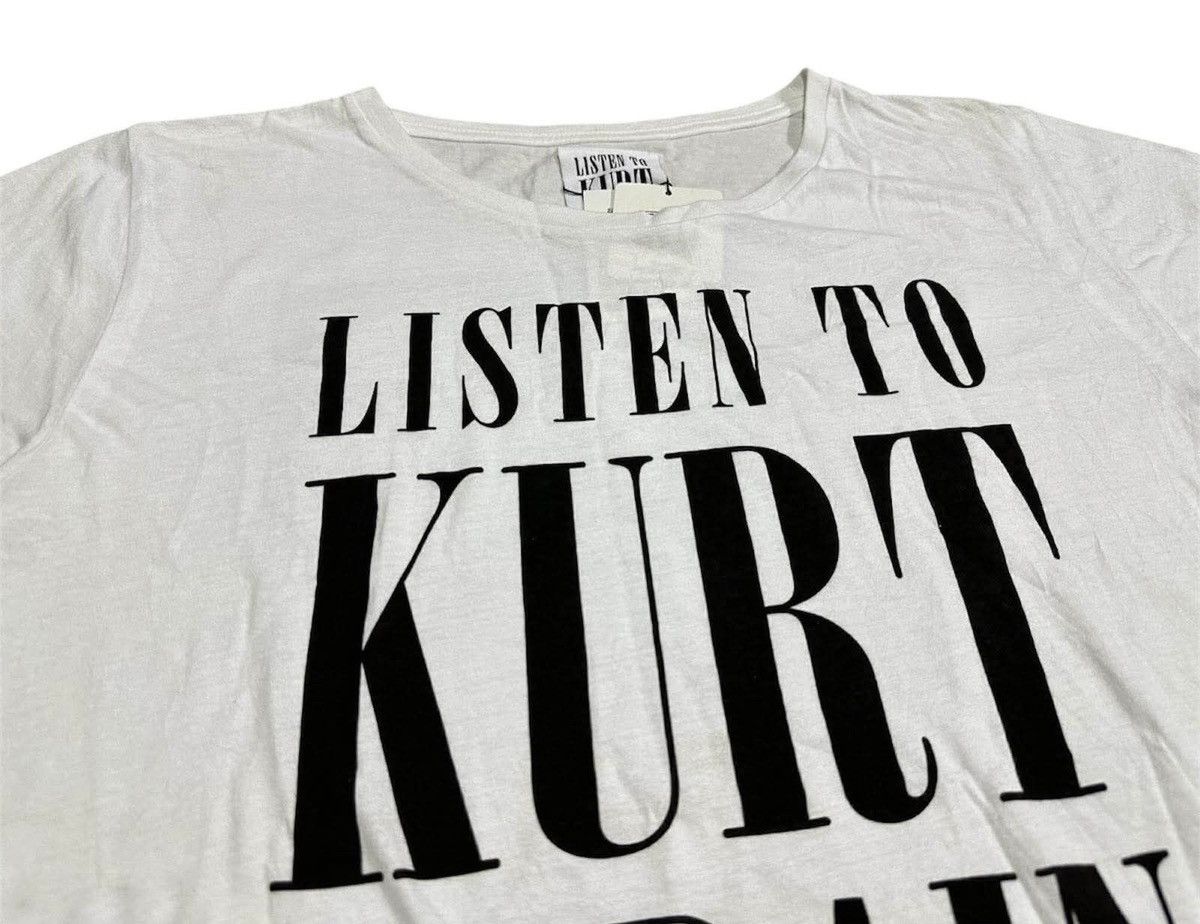 Band Tees × Japanese Brand 🔥Rare Listen To Kurt Cobain Shirt Size US L / EU 52-54 / 3 - 6 Thumbnail