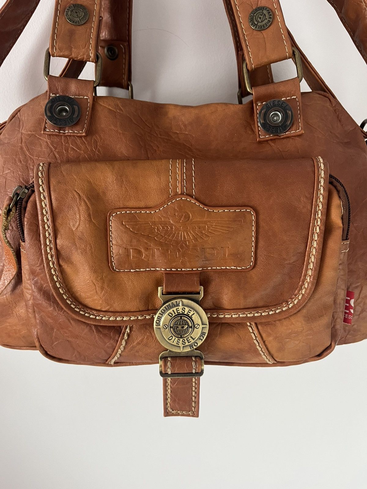 Diesel Diesel vintage y2k leather bag multiple cargo Size ONE SIZE - 7 Thumbnail
