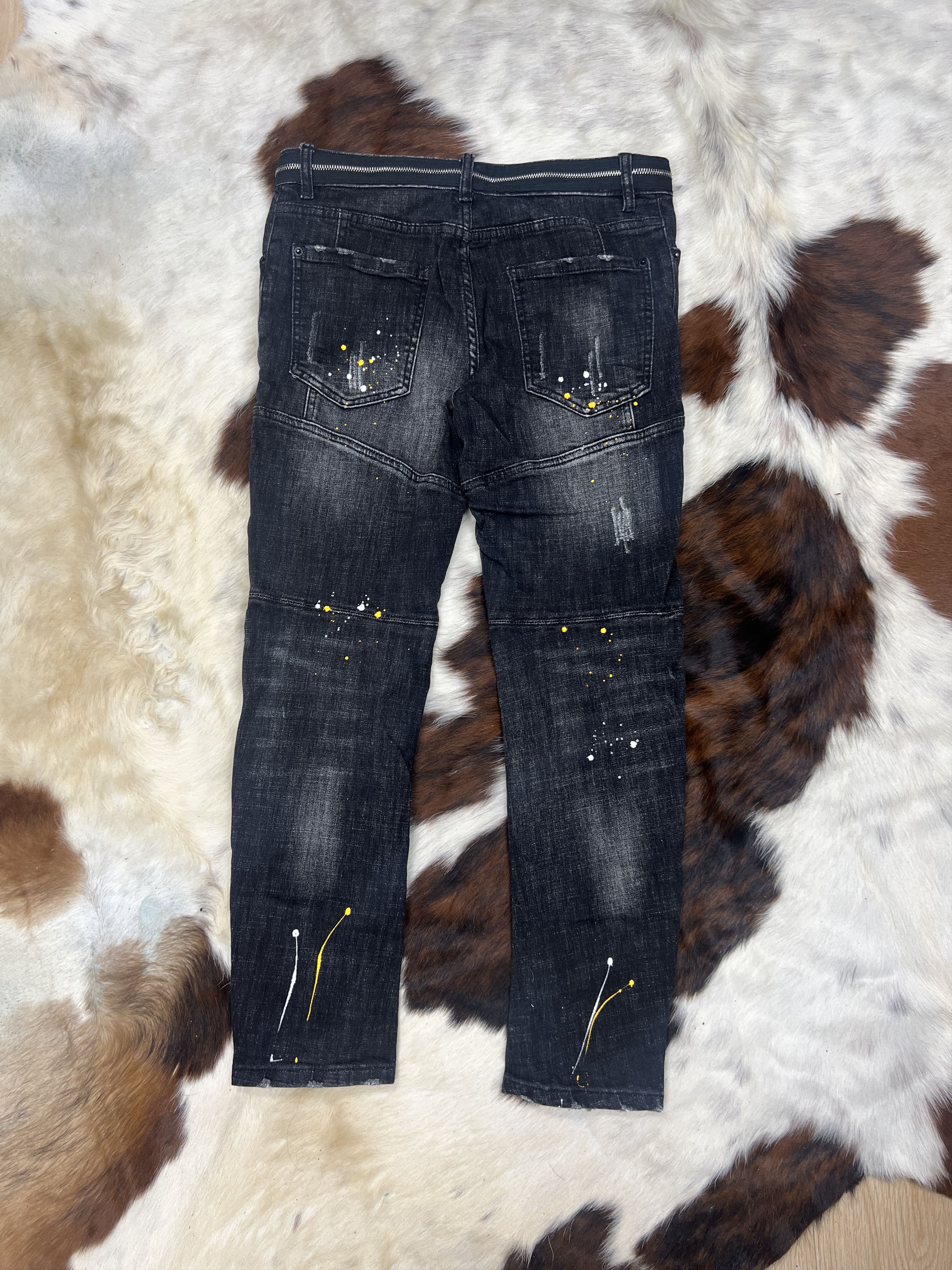 Dsquared2 DISQUARD2 Painting Biker Jean Size US 34 / EU 50 - 2 Thumbnail