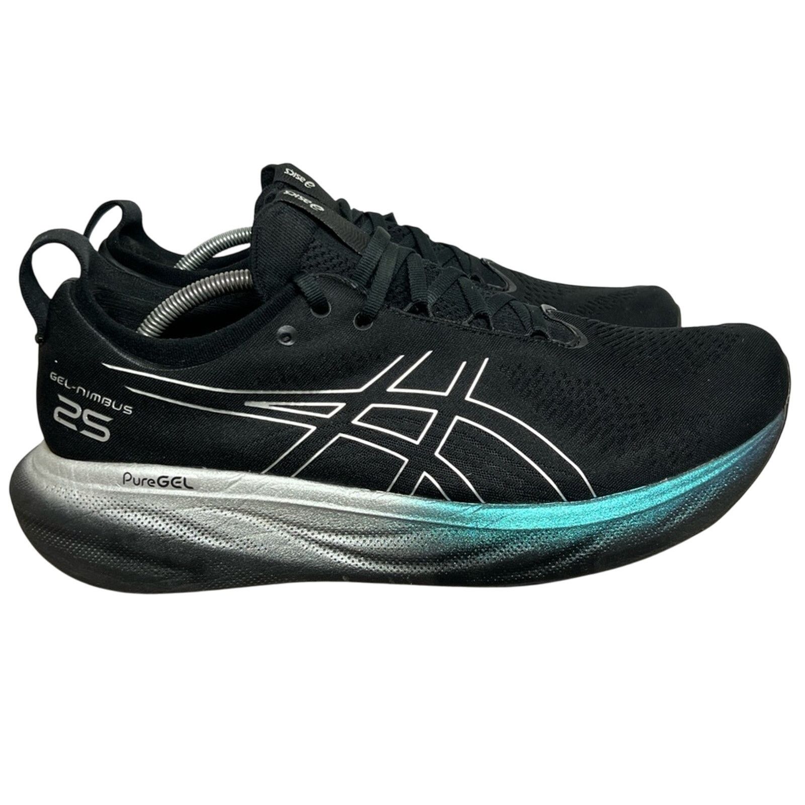 Asics Asics Gel-Nimbus 25 Platinum Road Running Shoes Men's Black Size US 12 / EU 45 - 2 Thumbnail