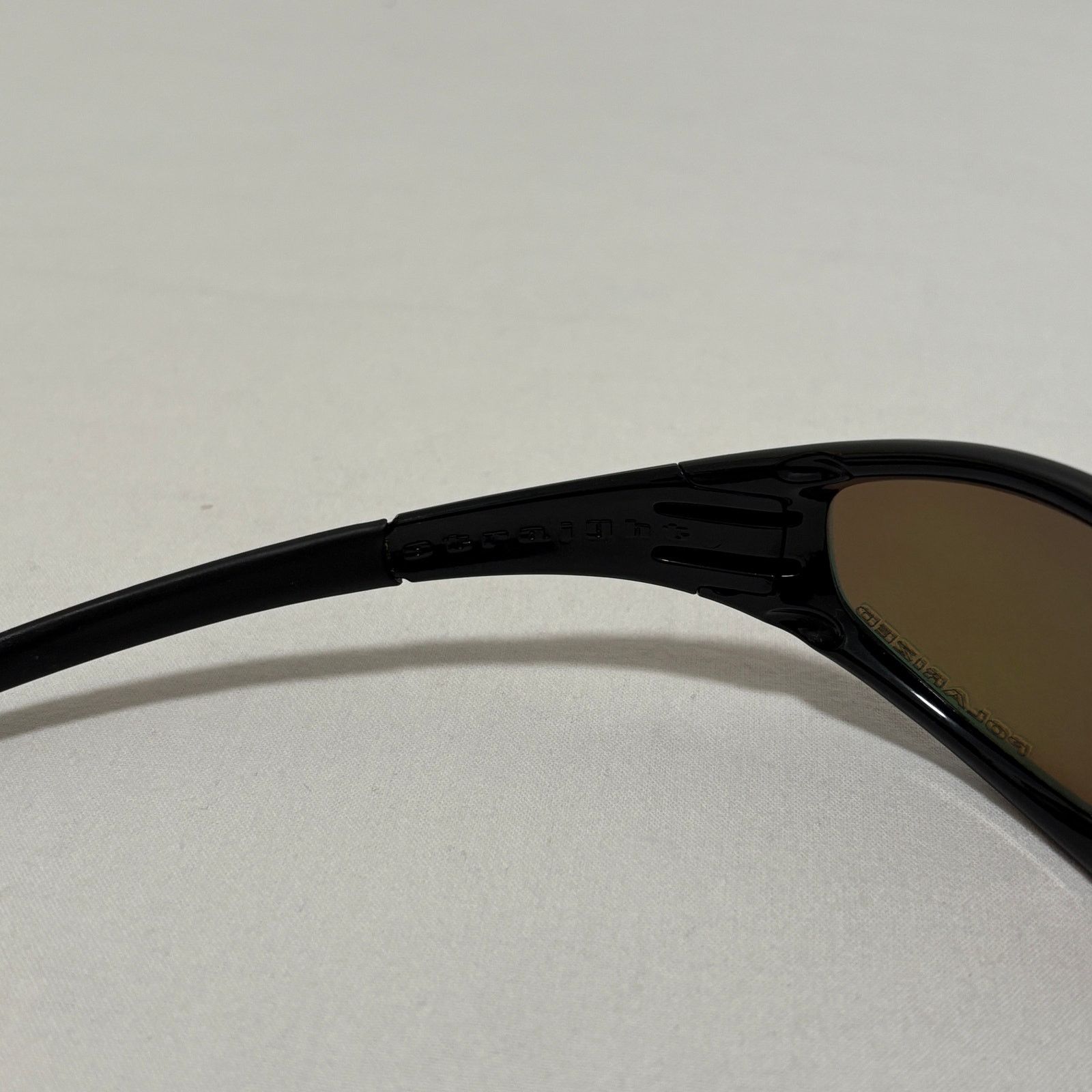 Oakley Oakley Straight Jacket Flames Black Fire Iridium Sunglasses Size ONE SIZE - 7 Thumbnail