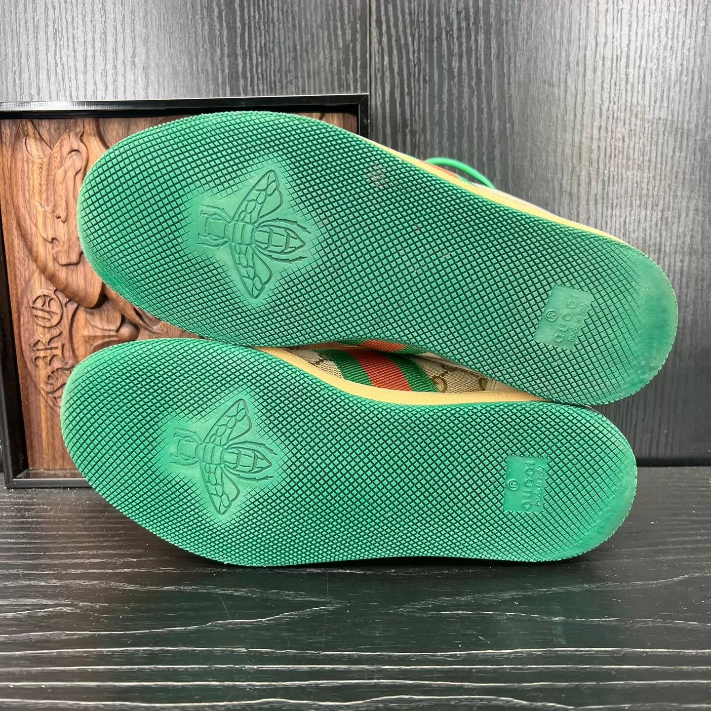 Gucci Gucci Rhyton Gray Green Size 36 Box included Size US 5.5 / IT 35.5 - 7 Thumbnail