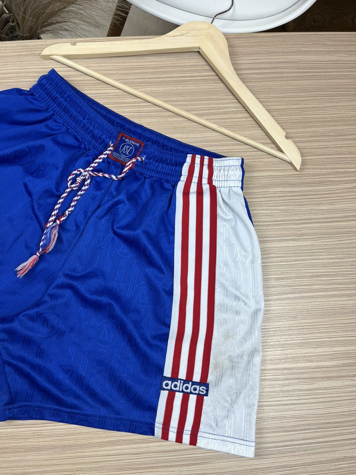 Adidas × Vintage RARE VINTAGE 90s ADIDAS SHORTS Karlsruhe Johen Hörner Size US 34 / EU 50 - 3 Thumbnail