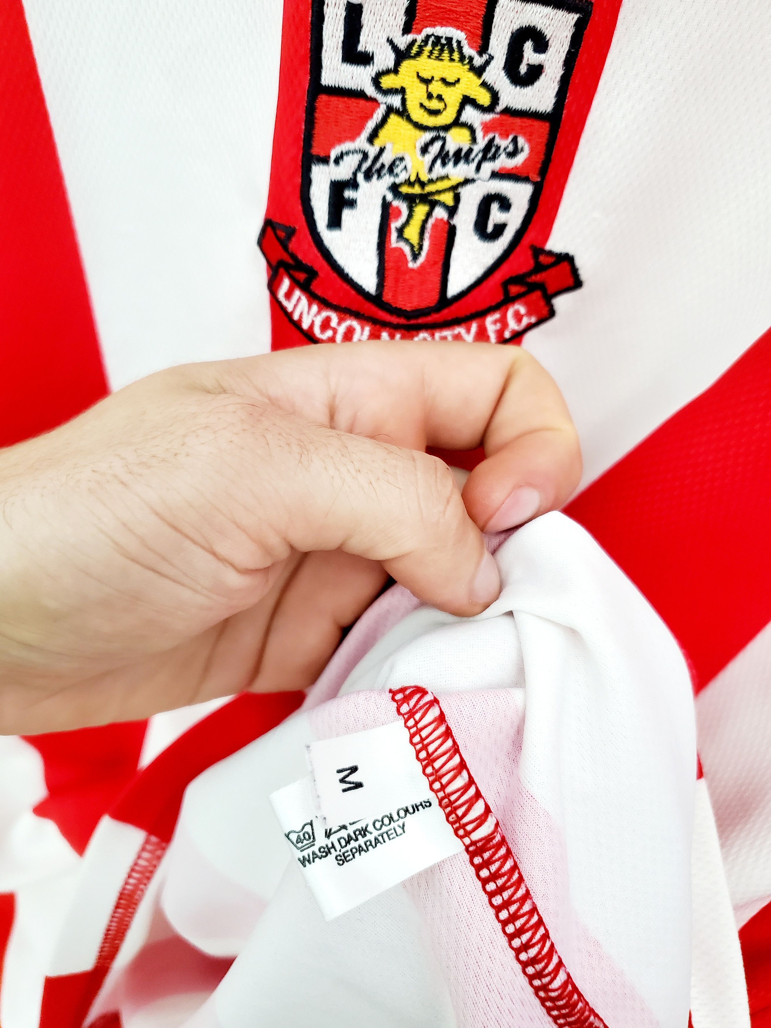 Vintage Lincoln City 2004-2005 Home Jersey perfect condition Size US M / EU 48-50 / 2 - 4 Thumbnail