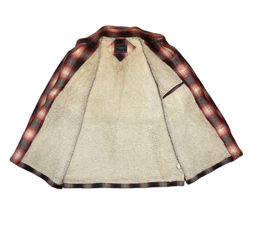 Japanese Brand Vintage Japanese Brand Plaid Wool Flannel Shirt Jacket Size US L / EU 52-54 / 3 - 3 Thumbnail