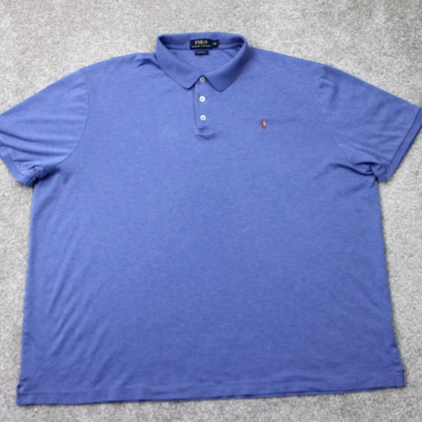 Polo Ralph Lauren Polo Ralph Lauren Shirt Mens 2XL XXL Blue Polo by Ralph Lauren Regular Classic Fit 100% Cotton Short Sleeve Button-Front Polo Shirt Boys? Size US XXL / EU 58 / 5 - 2 Thumbnail
