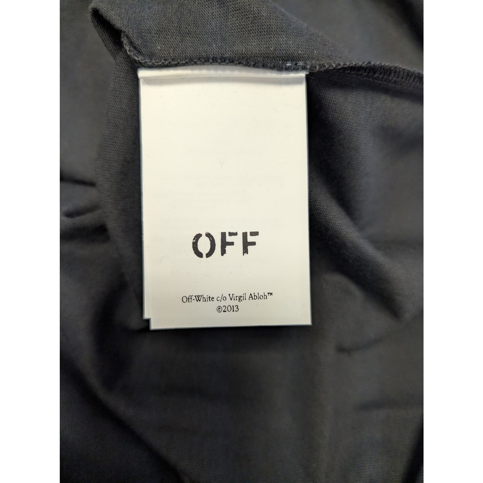 Off-White o1rshd1 Q:2 / Pixel Diag Skate L/S T-Shirt in Black/White Size US XL / EU 56 / 4 - 17 Thumbnail