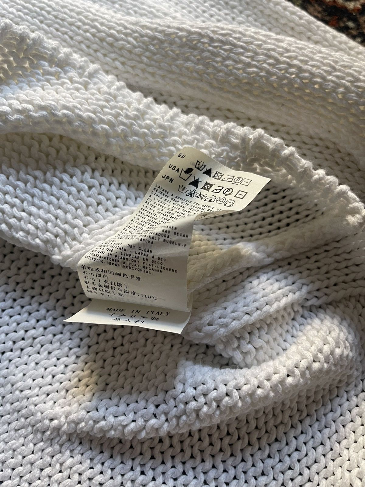 Stone Island Vintage Stone Island Cotton Knit Sweater AW 1999 Size US XL / EU 56 / 4 - 4 Thumbnail