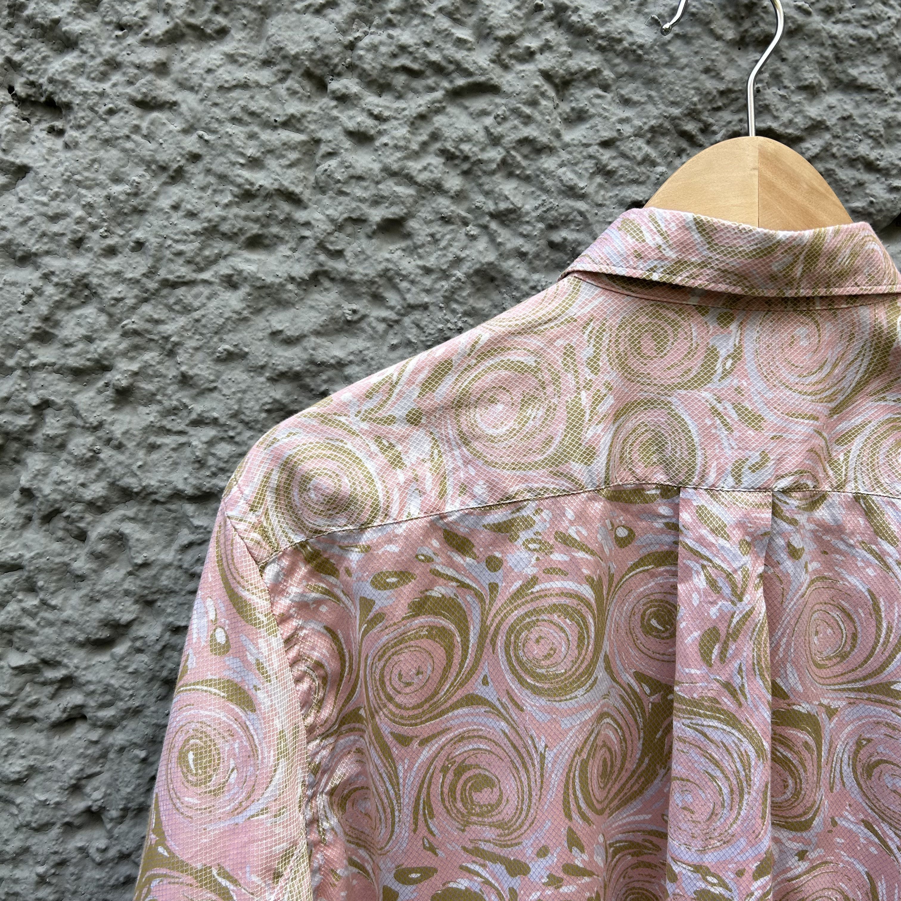 Comme des Garcons SHIRT CDG Shirt Patterned Pink Shirt Button Up with Matching Tie Size US S / EU 44-46 / 1 - 5 Thumbnail