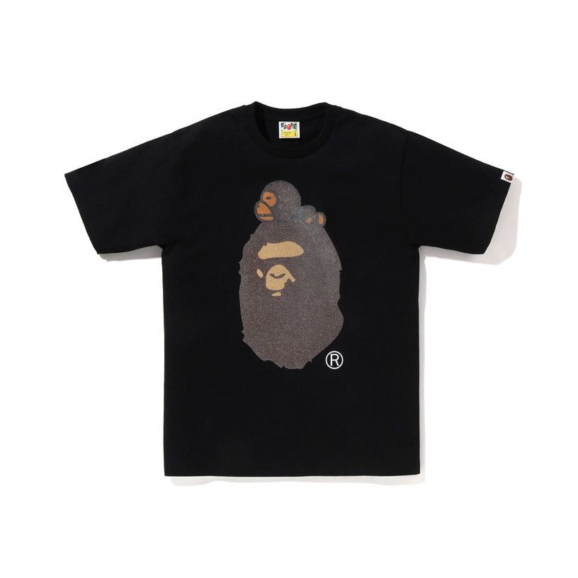 Bape A Bathing Ape Ape Head T-Shirt Black Size 2XL Size US XXL / EU 58 / 5 - 1 Thumbnail