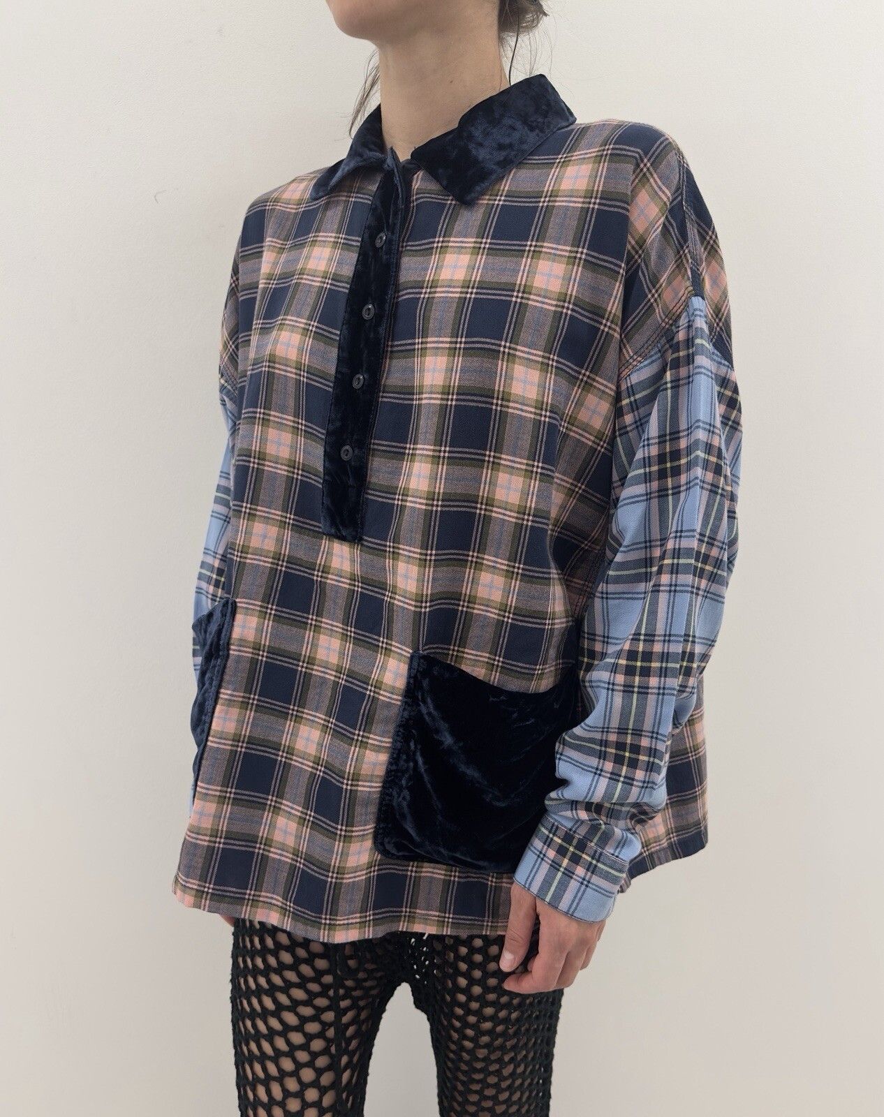 Acne Studios Acne Studios Bla Konst Plaid Relaxed Fit Shirt Oversized Size XS / US 0-2 / IT 36-38 - 2 Thumbnail