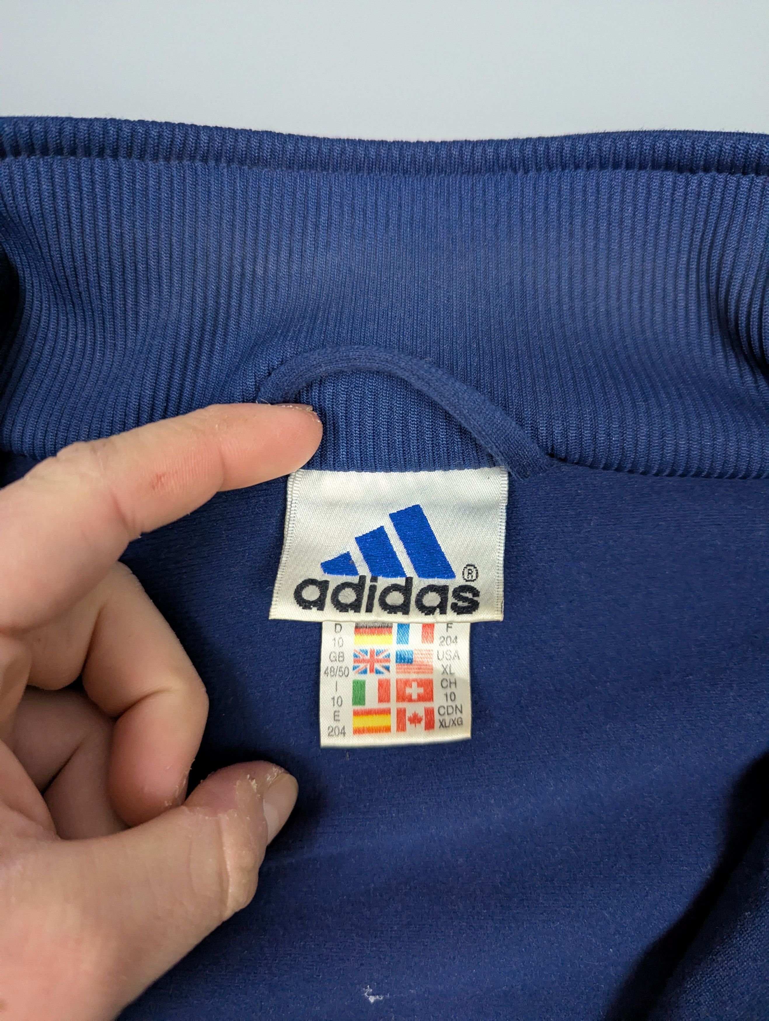 Adidas Adidas Vintage 80s 90s Men’s Navy Blue Tracksuit Size US XXL / EU 58 / 5 - 11 Thumbnail
