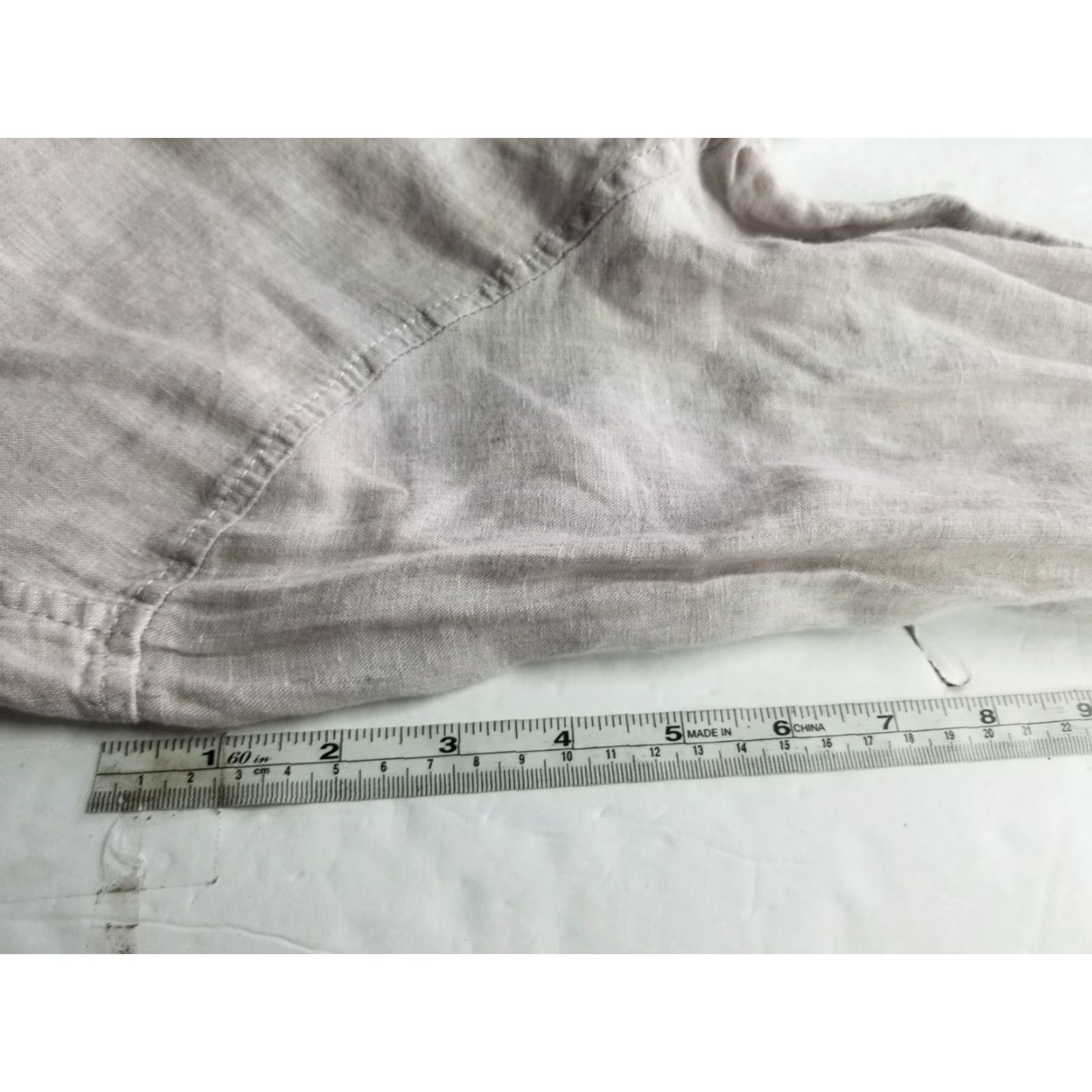 Vintage Tahari Shirt Button-Up Tahari Women Button Down Long Sleeve 100% Linen Gray Medium M Casual Tunic Vintage No N/A Size M / US 6-8 / IT 42-44 - 7 Thumbnail