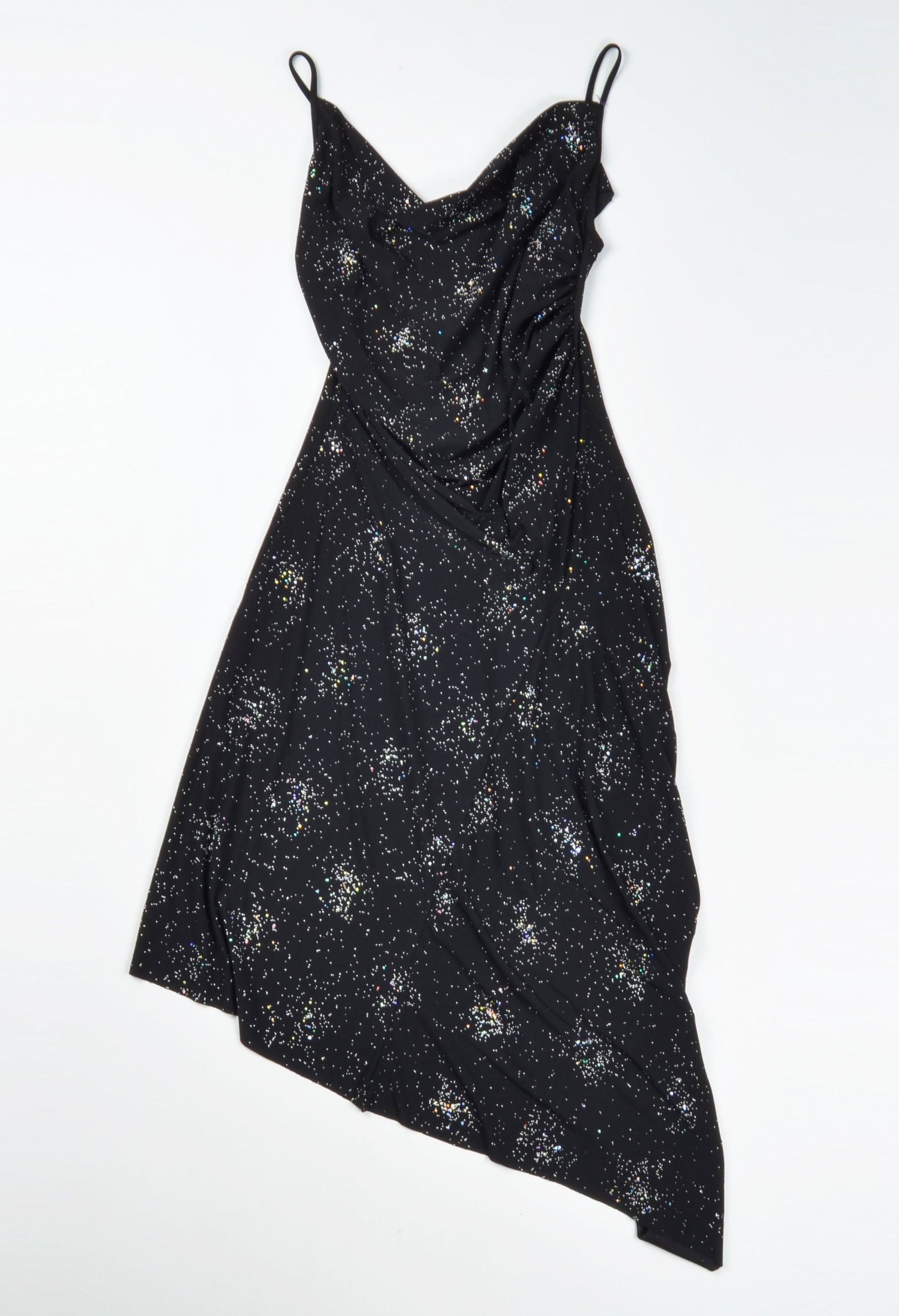 Vintage Vintage Style 90's Y2K Sparkle Fairy Asymmetrical Dress Size L / US 10 / IT 46 - 4 Thumbnail