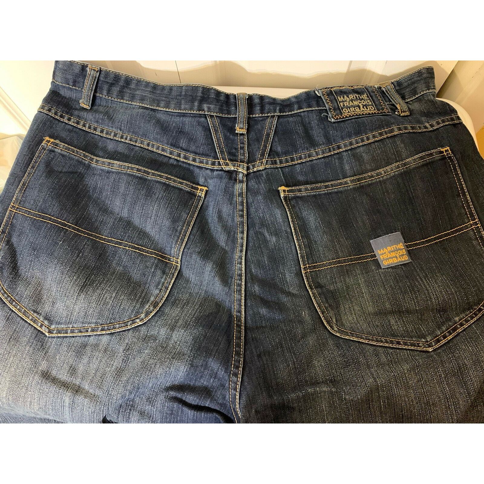 Marithe + Francois Girbaud Vtg Marithe Francois Girbaud Blue Denim shorts Men's Size 40 Size US 40 / EU 56 - 1 Thumbnail